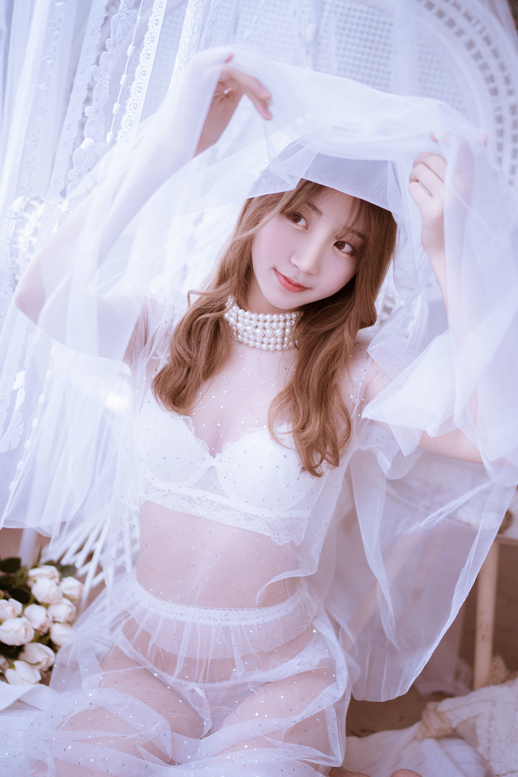 黑川 - 年上彼女 婚纱+毛衣-图14