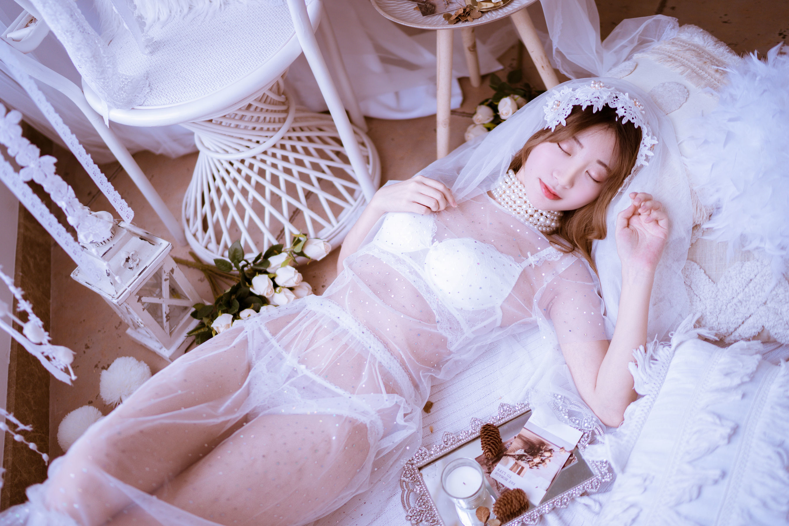 黑川 - 年上彼女 婚纱+毛衣-图17
