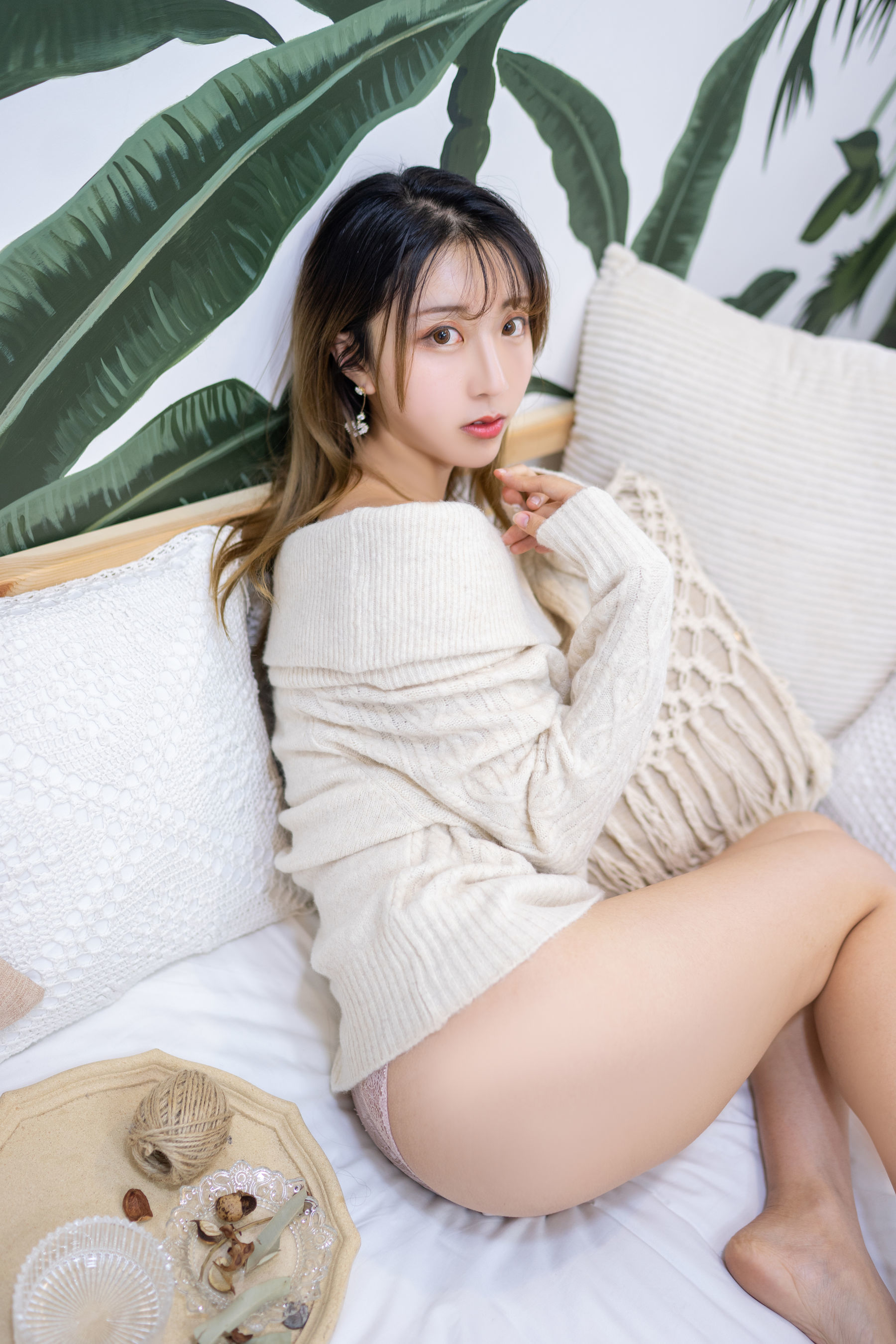 黑川 - 年上彼女 婚纱+毛衣-图27