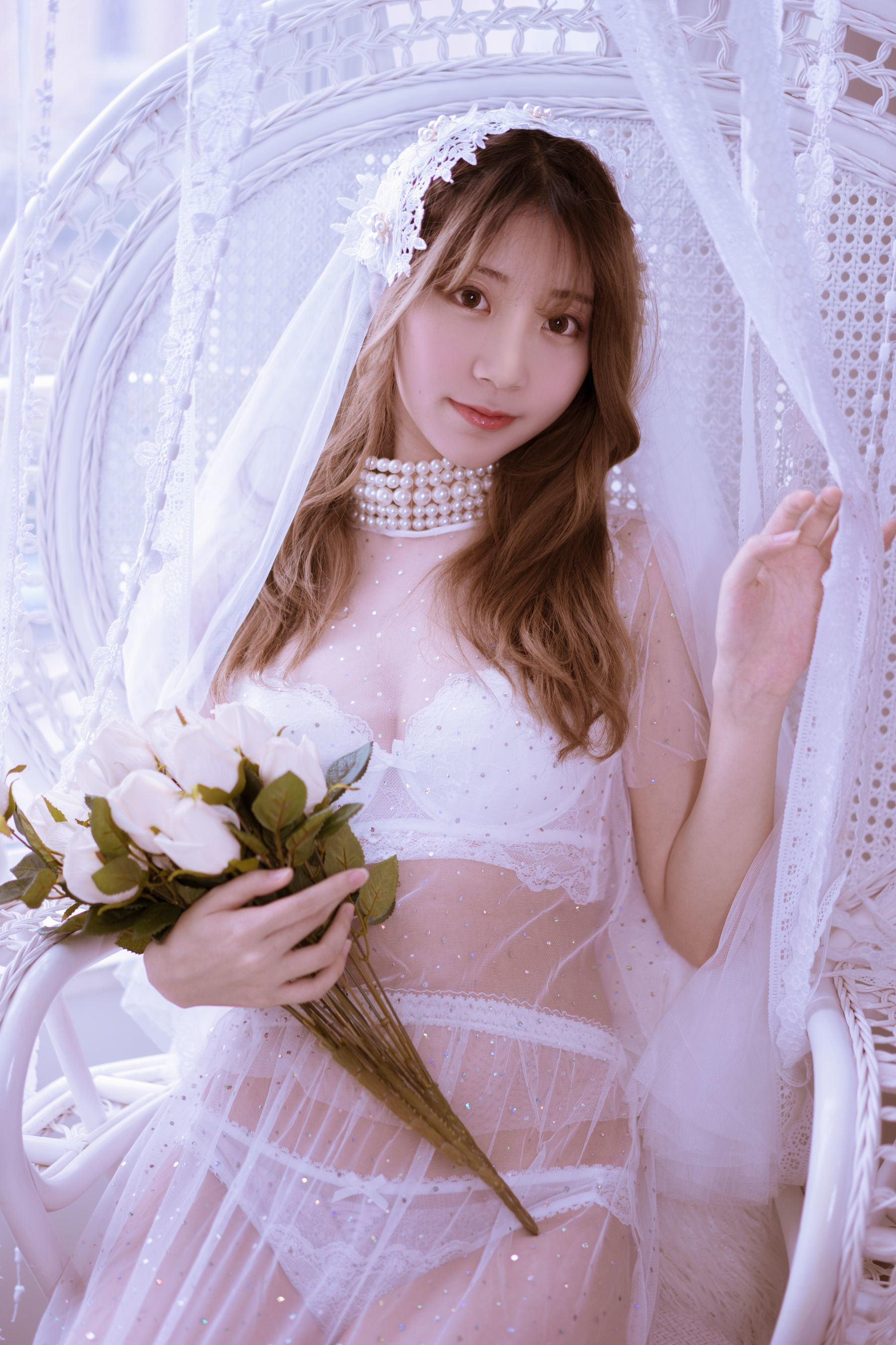 黑川 - 年上彼女 婚纱+毛衣-图4