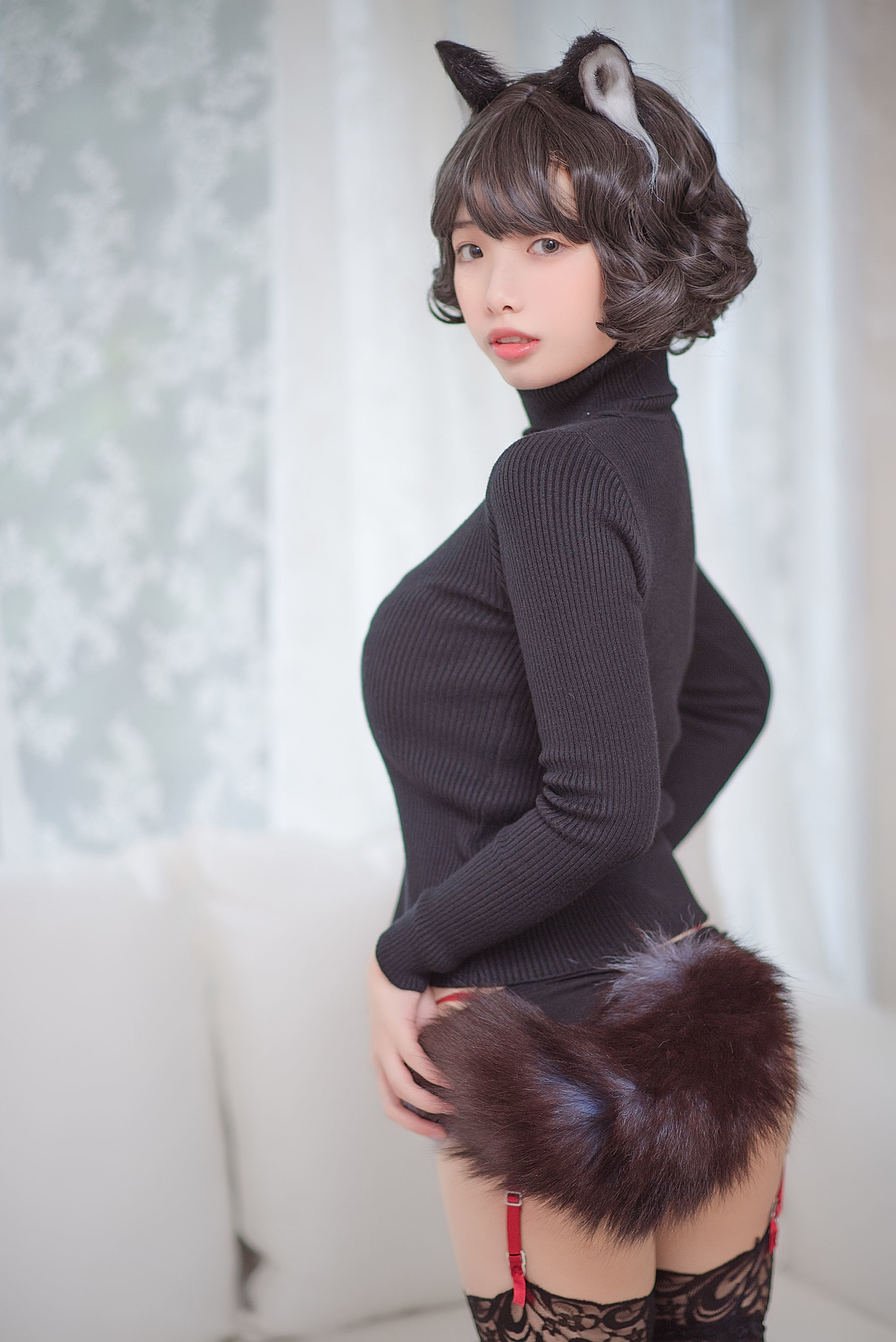 雯妹 - 黑猫内衣-图11