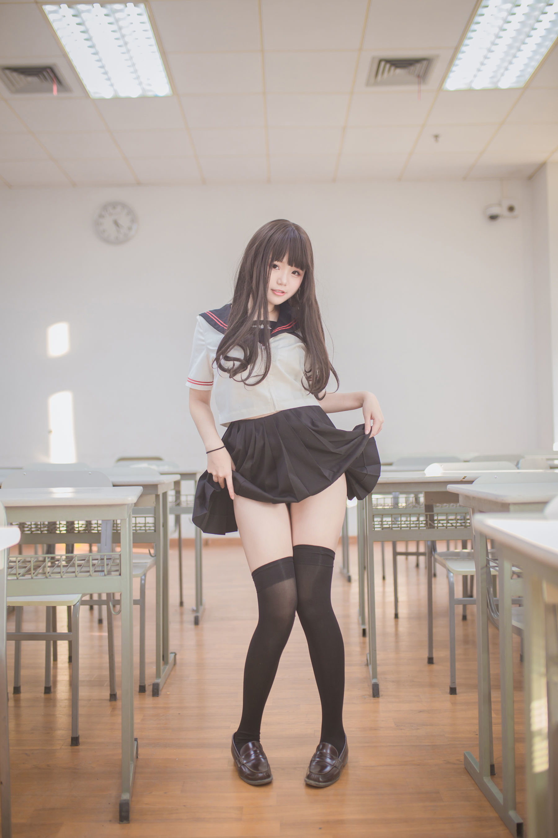 Yoko宅夏Cos - 黑丝JK-图33