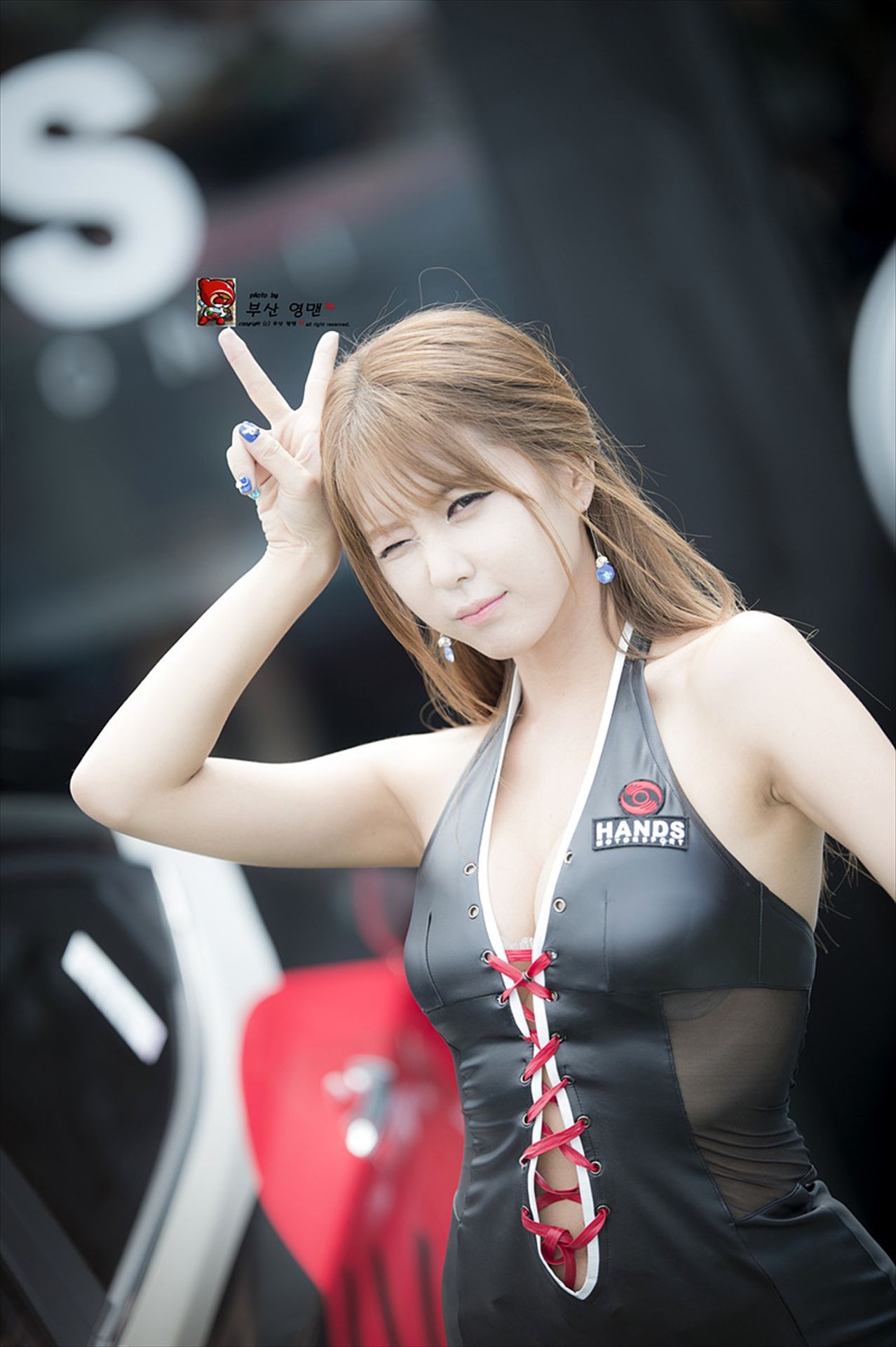 许允美 - 2014首尔汽车展-皮衣长靴系列-图43