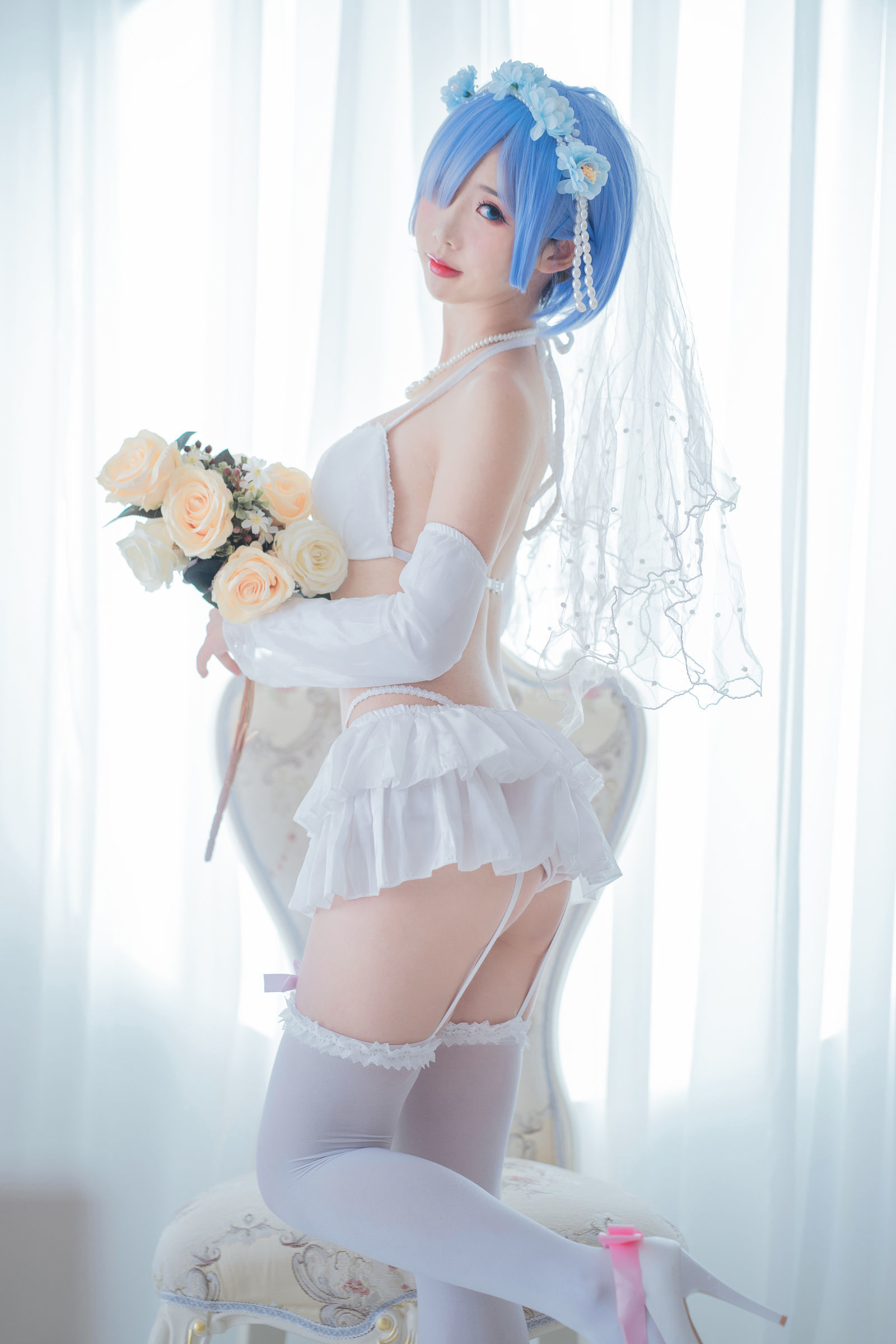 面饼仙儿 - 花嫁蕾姆-图1