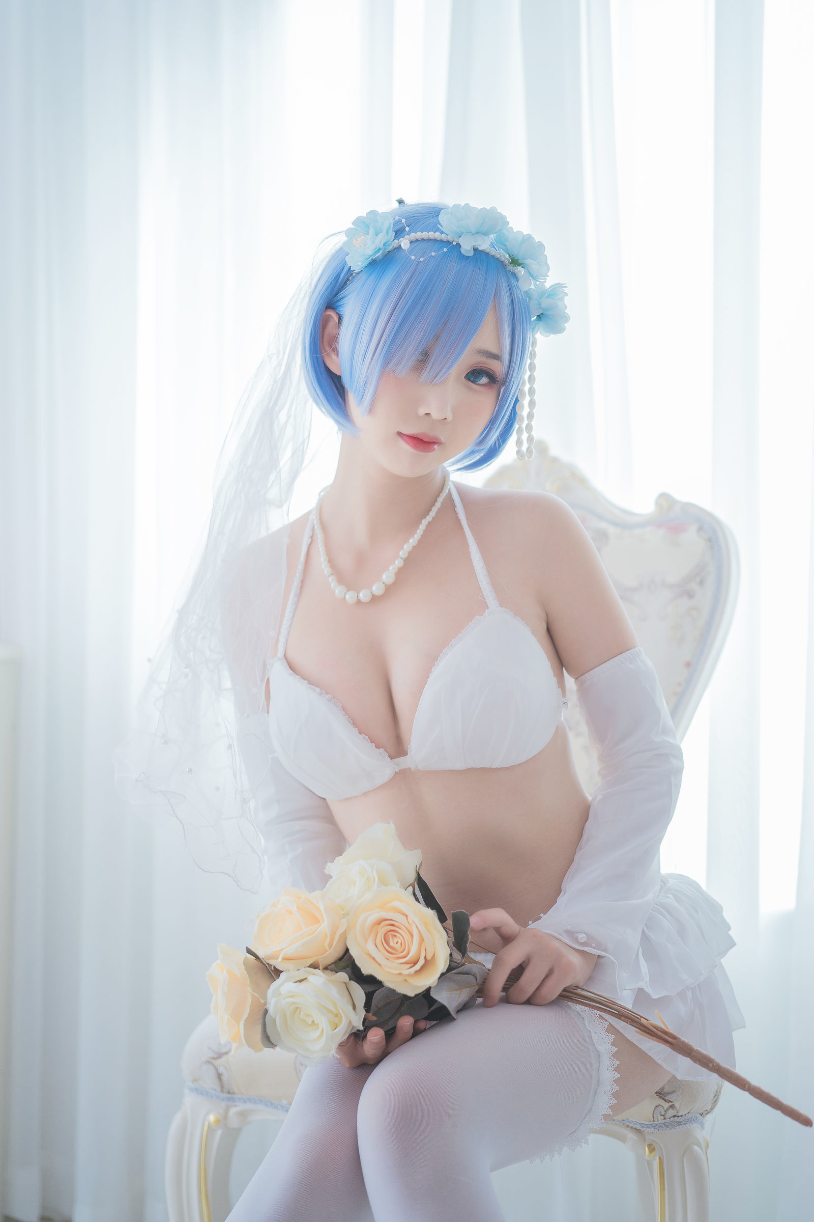 面饼仙儿 - 花嫁蕾姆-图3