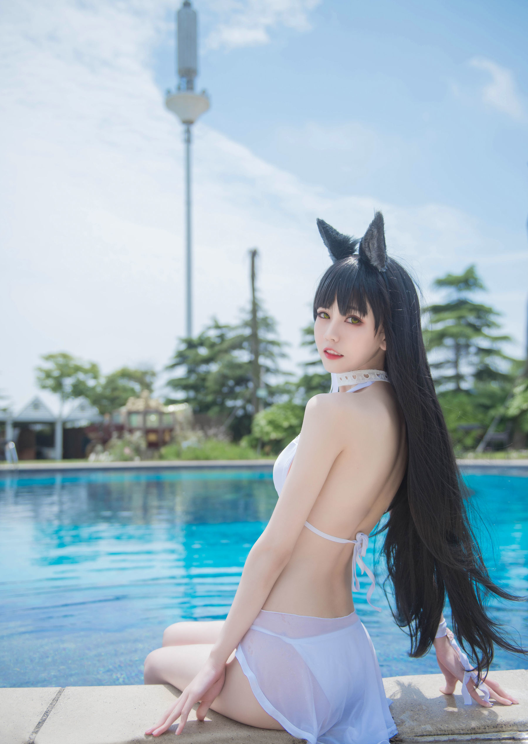 小妖精你的负卿 - 爱宕泳装-图9