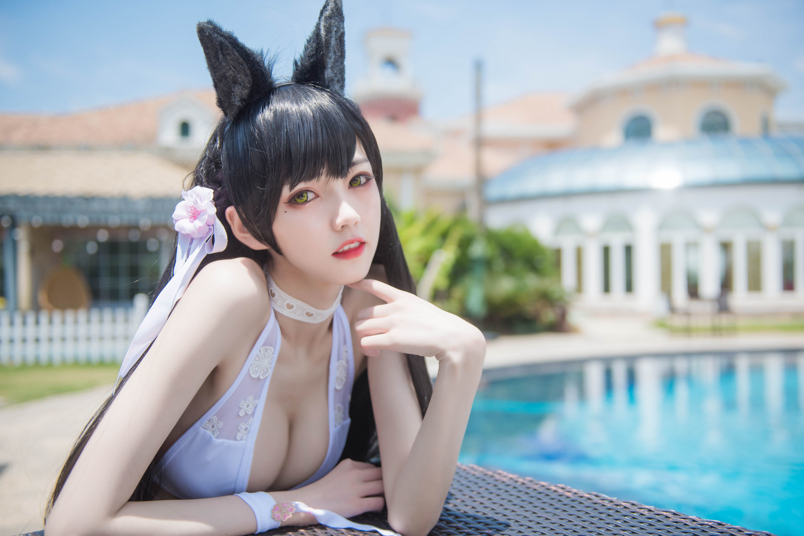 小妖精你的负卿 - 爱宕泳装-图11