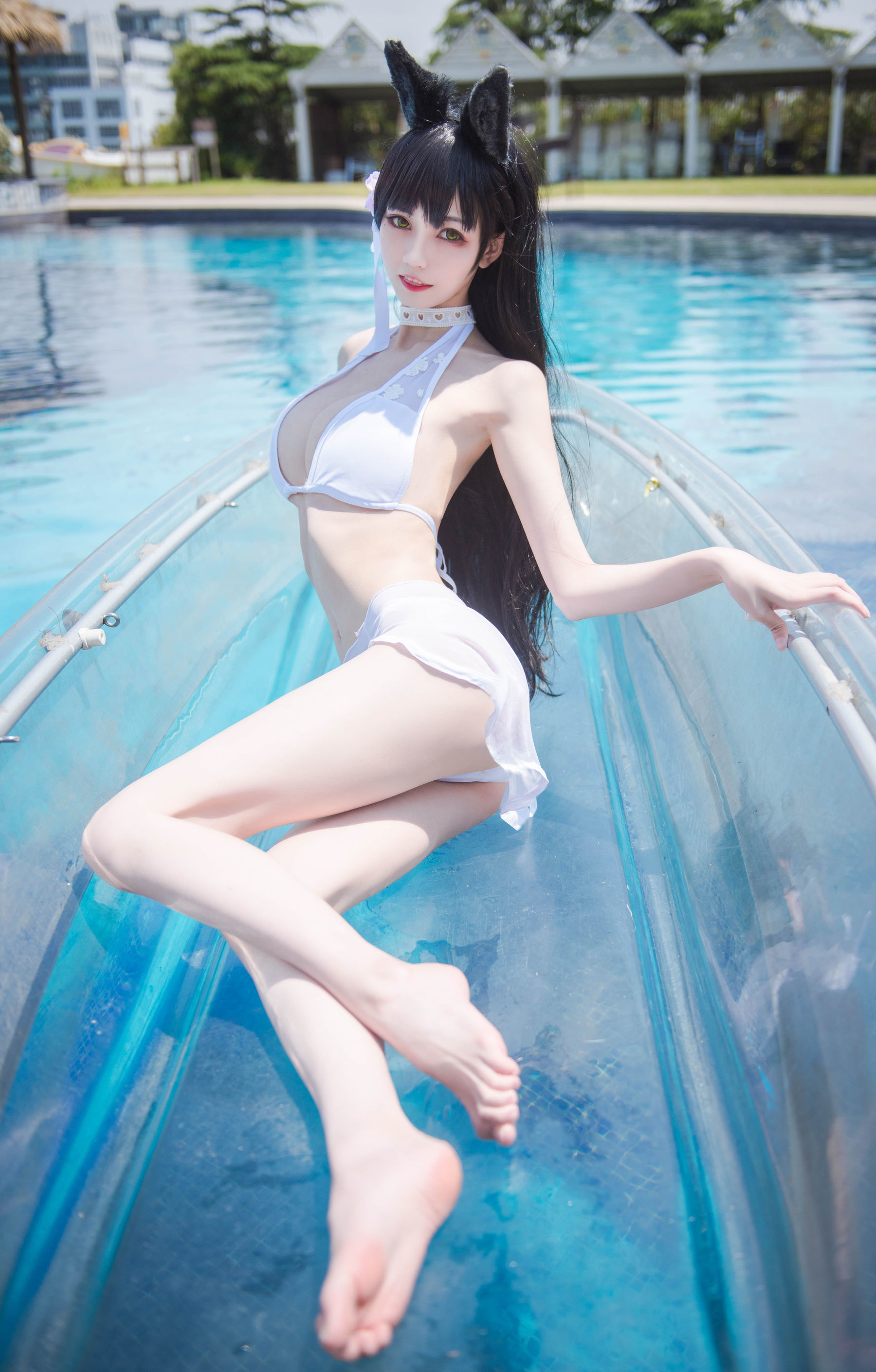 小妖精你的负卿 - 爱宕泳装-图1