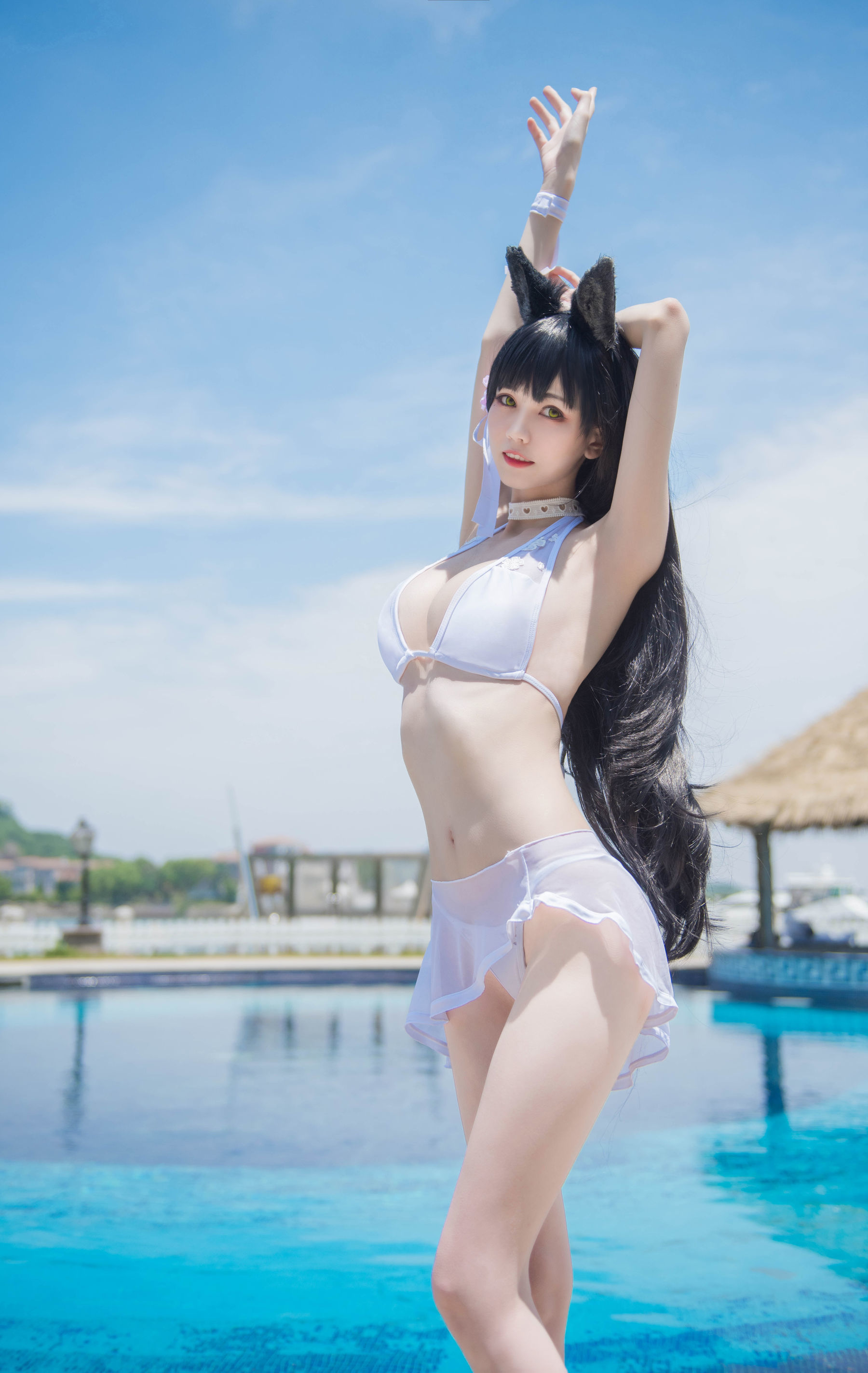 小妖精你的负卿 - 爱宕泳装-图3