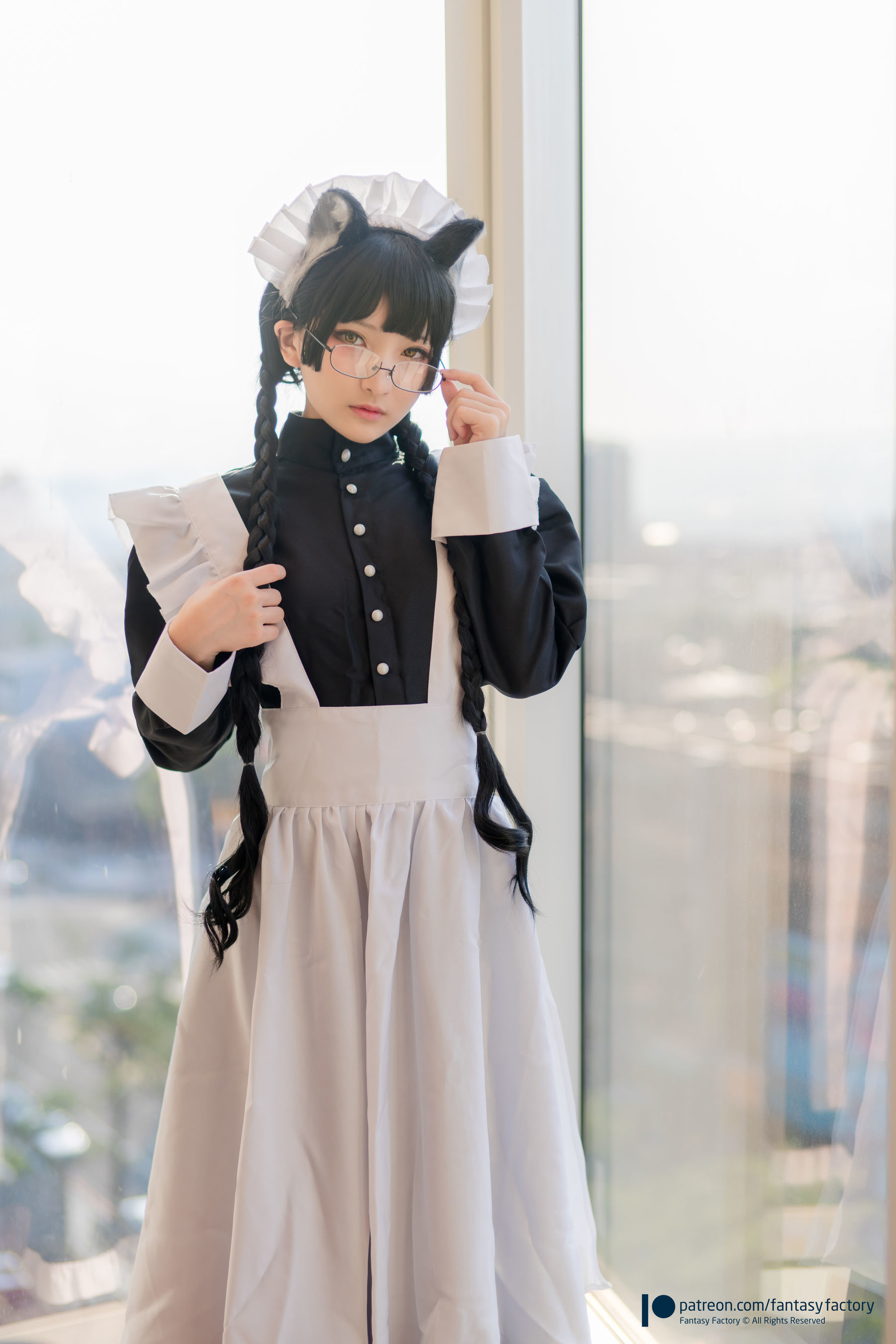 小丁Cosplay - 黑猫女仆-图0