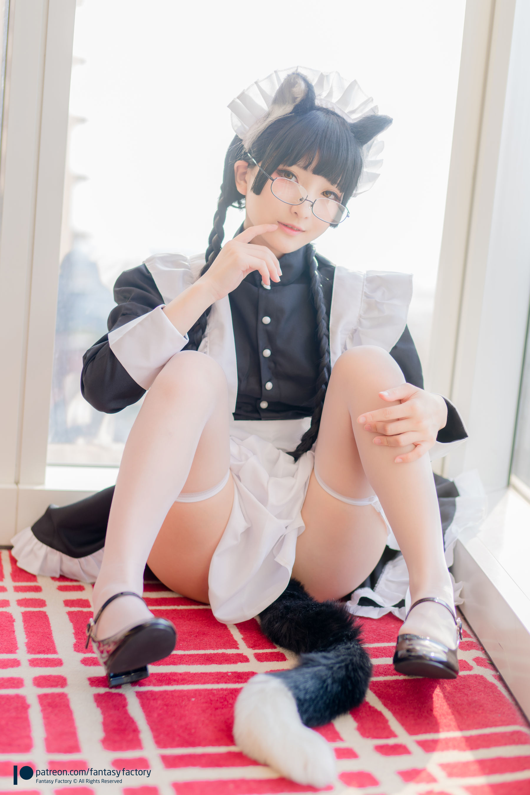 小丁Cosplay - 黑猫女仆-图13