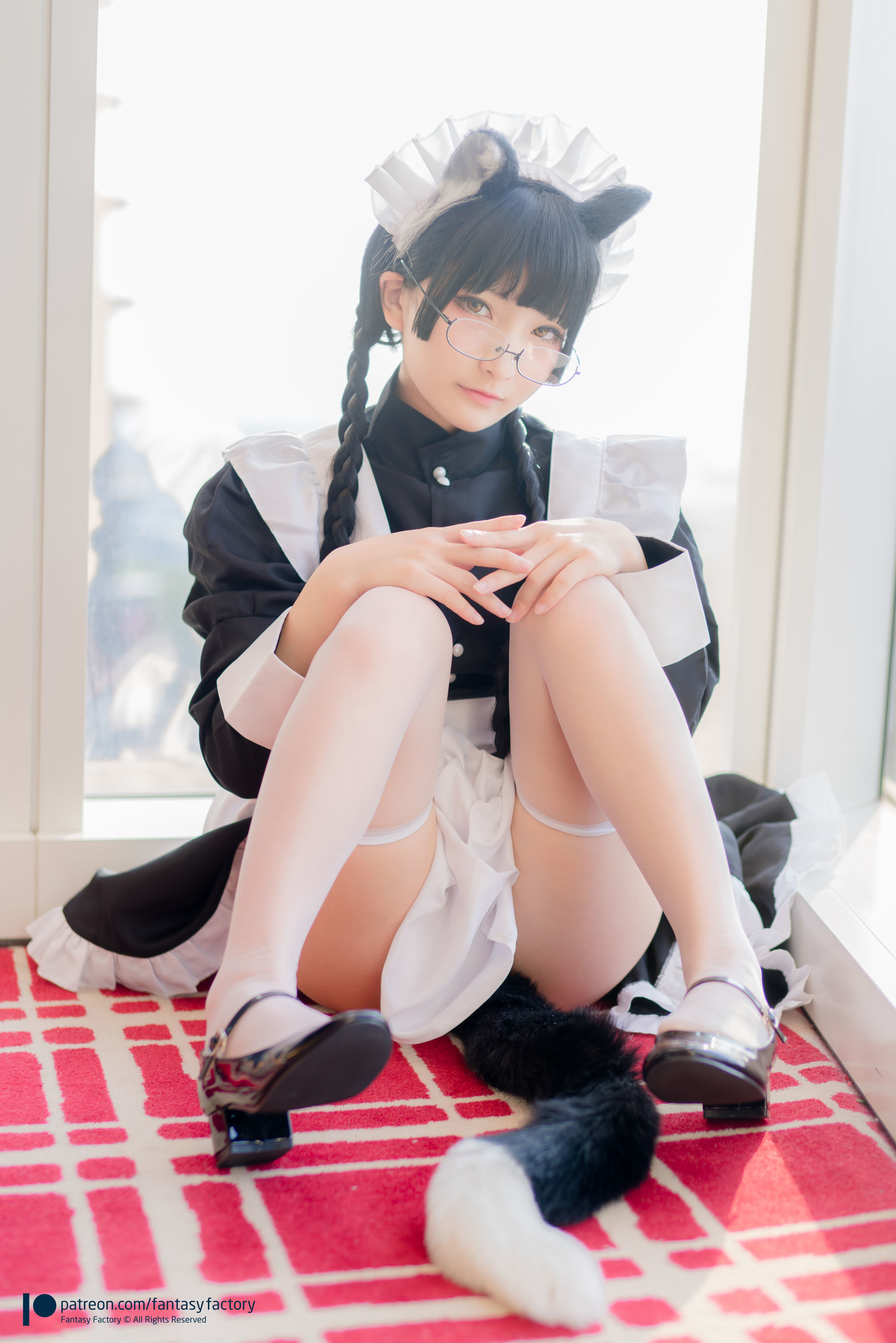小丁Cosplay - 黑猫女仆-图15