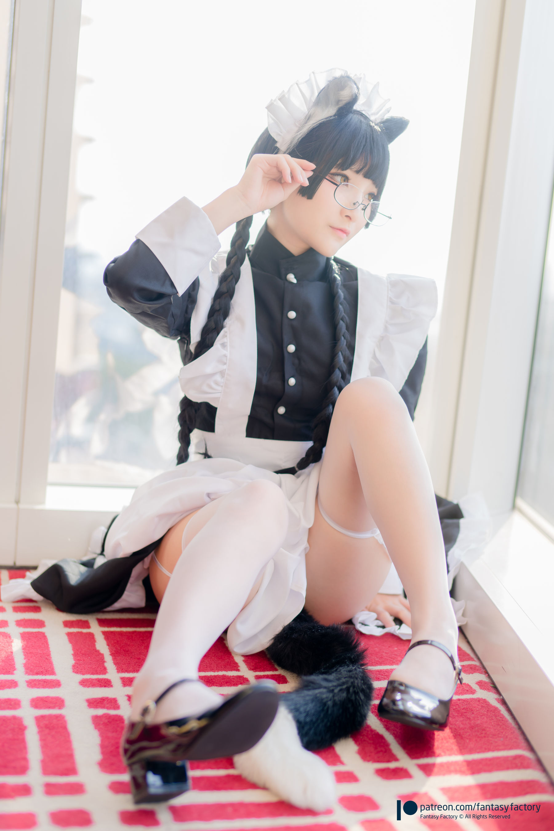 小丁Cosplay - 黑猫女仆-图16