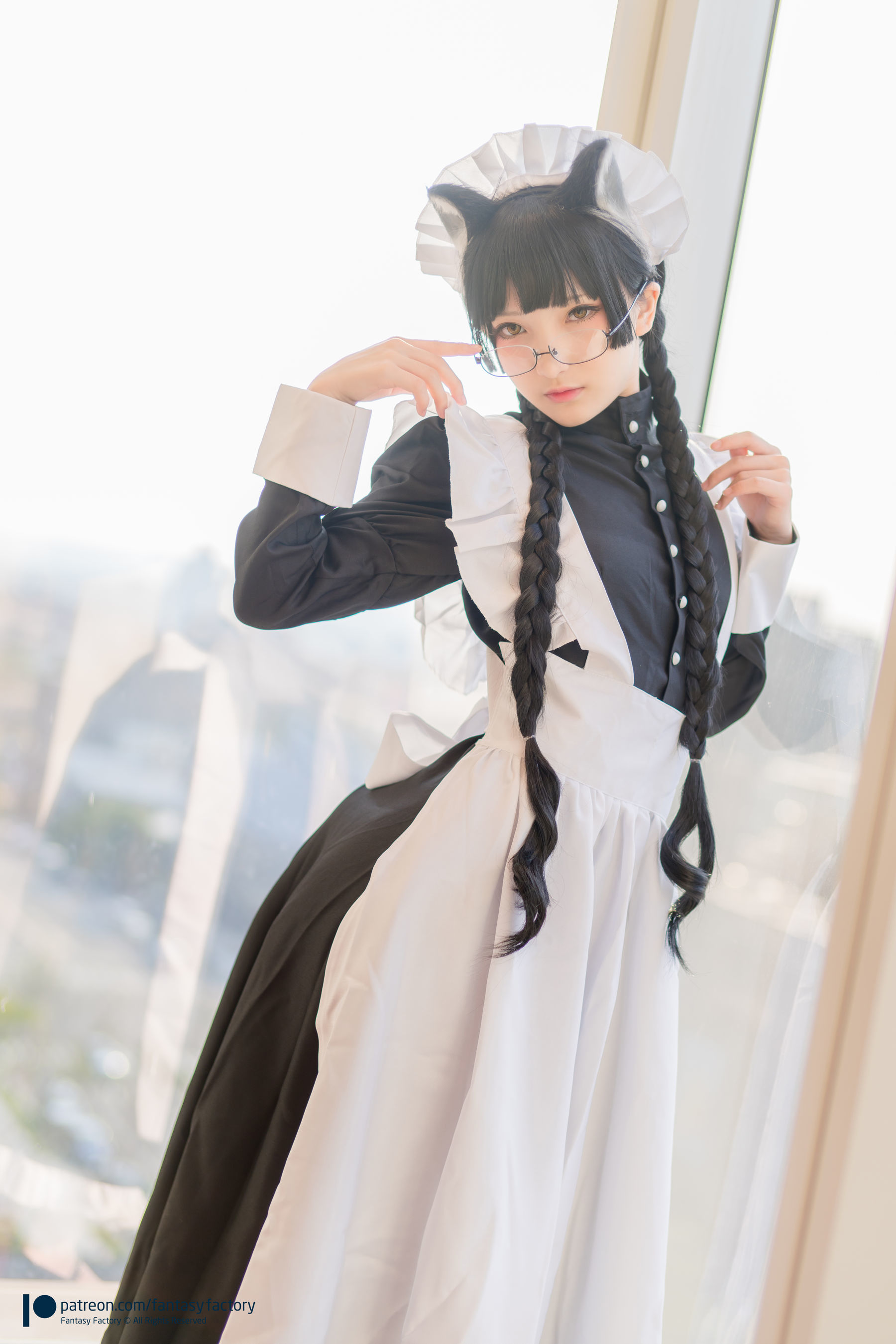 小丁Cosplay - 黑猫女仆-图1
