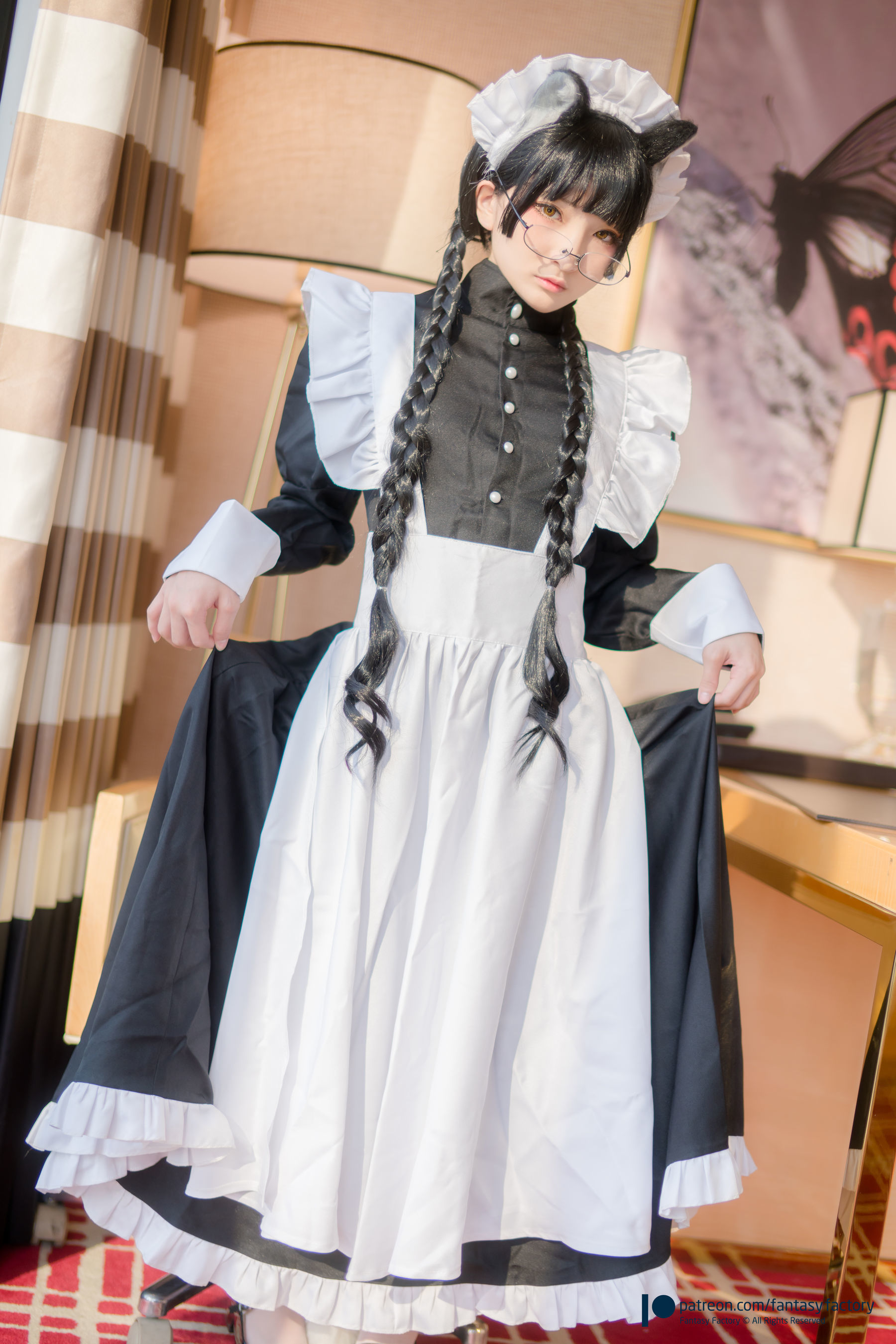 小丁Cosplay - 黑猫女仆-图21