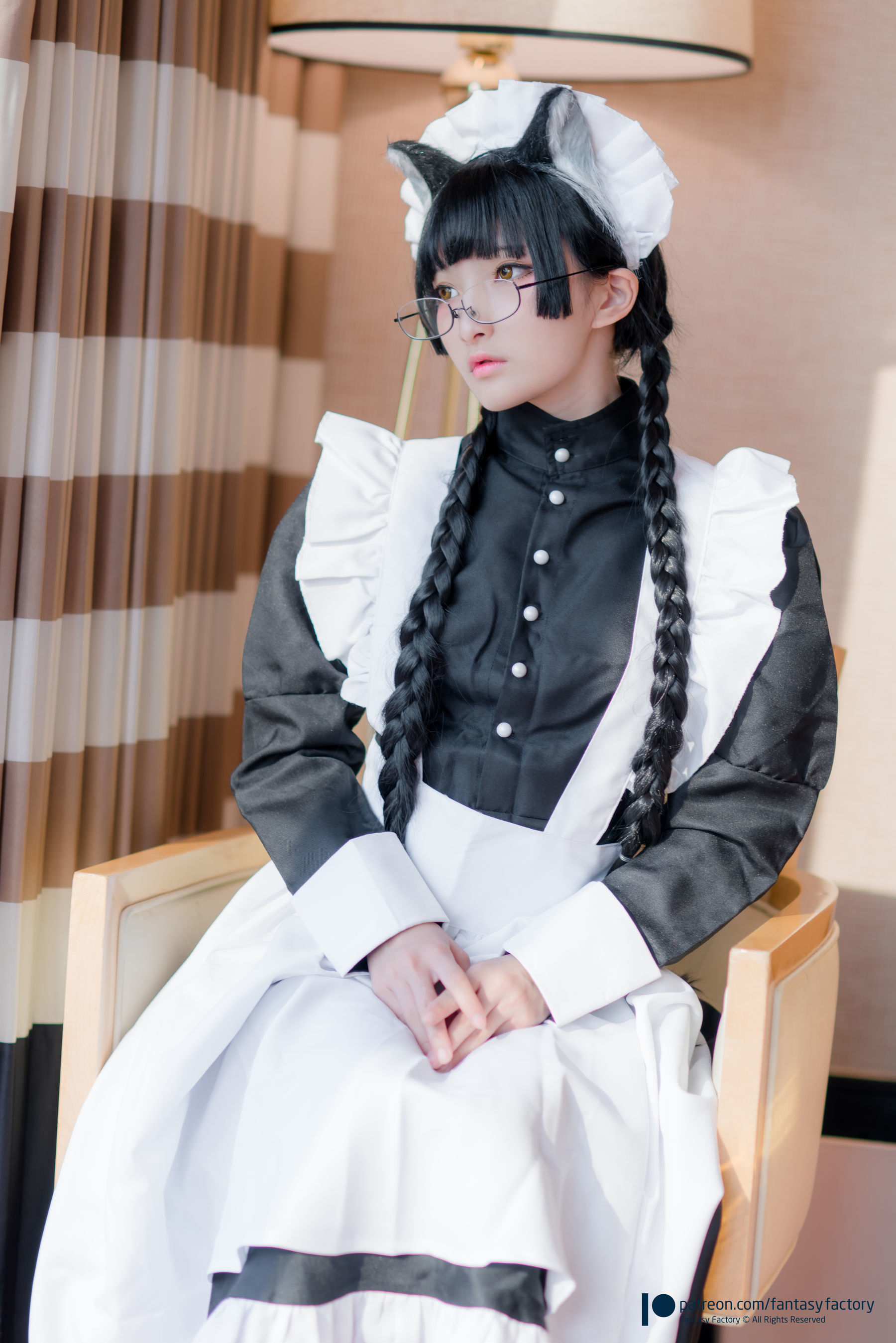 小丁Cosplay - 黑猫女仆-图22