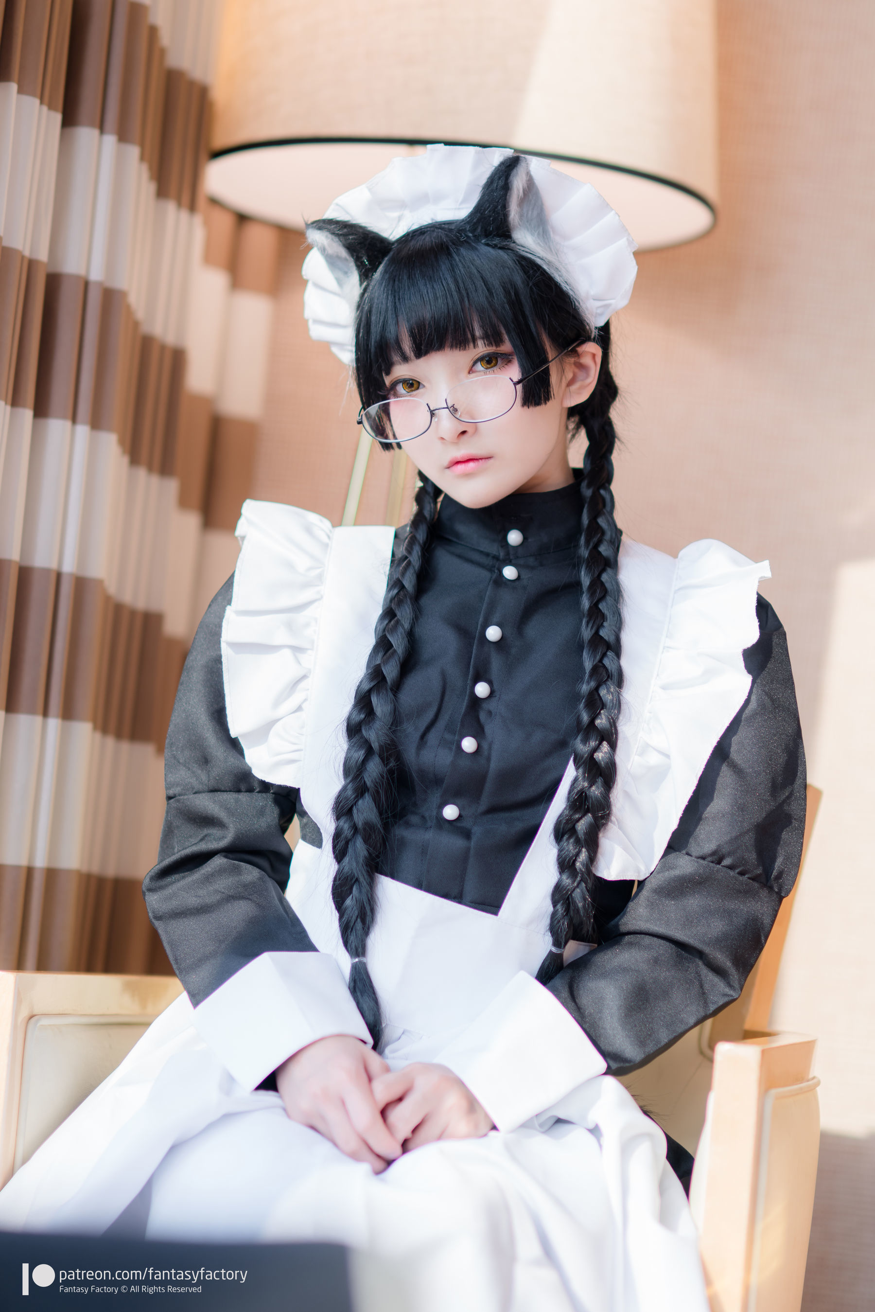 小丁Cosplay - 黑猫女仆-图23