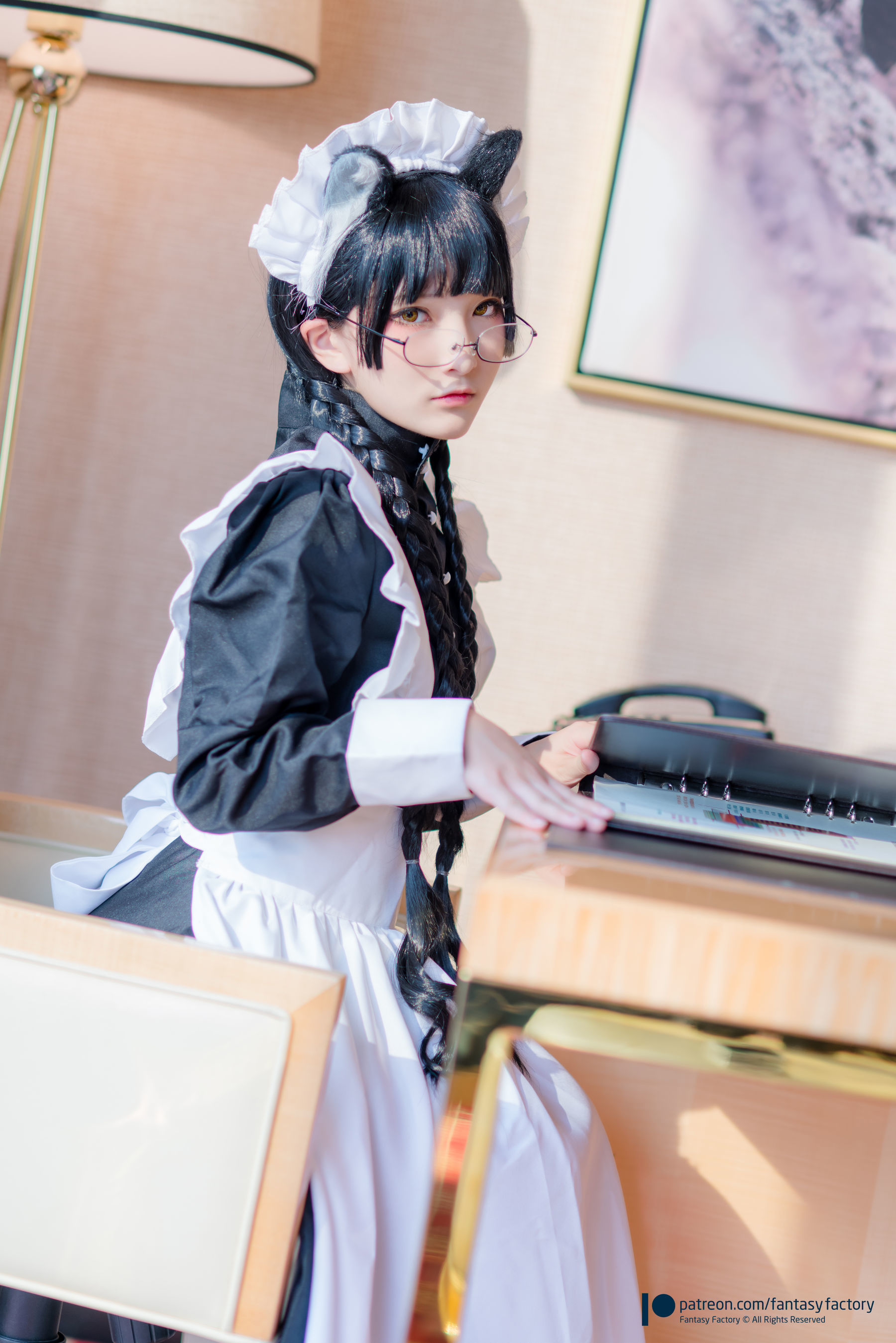 小丁Cosplay - 黑猫女仆-图24