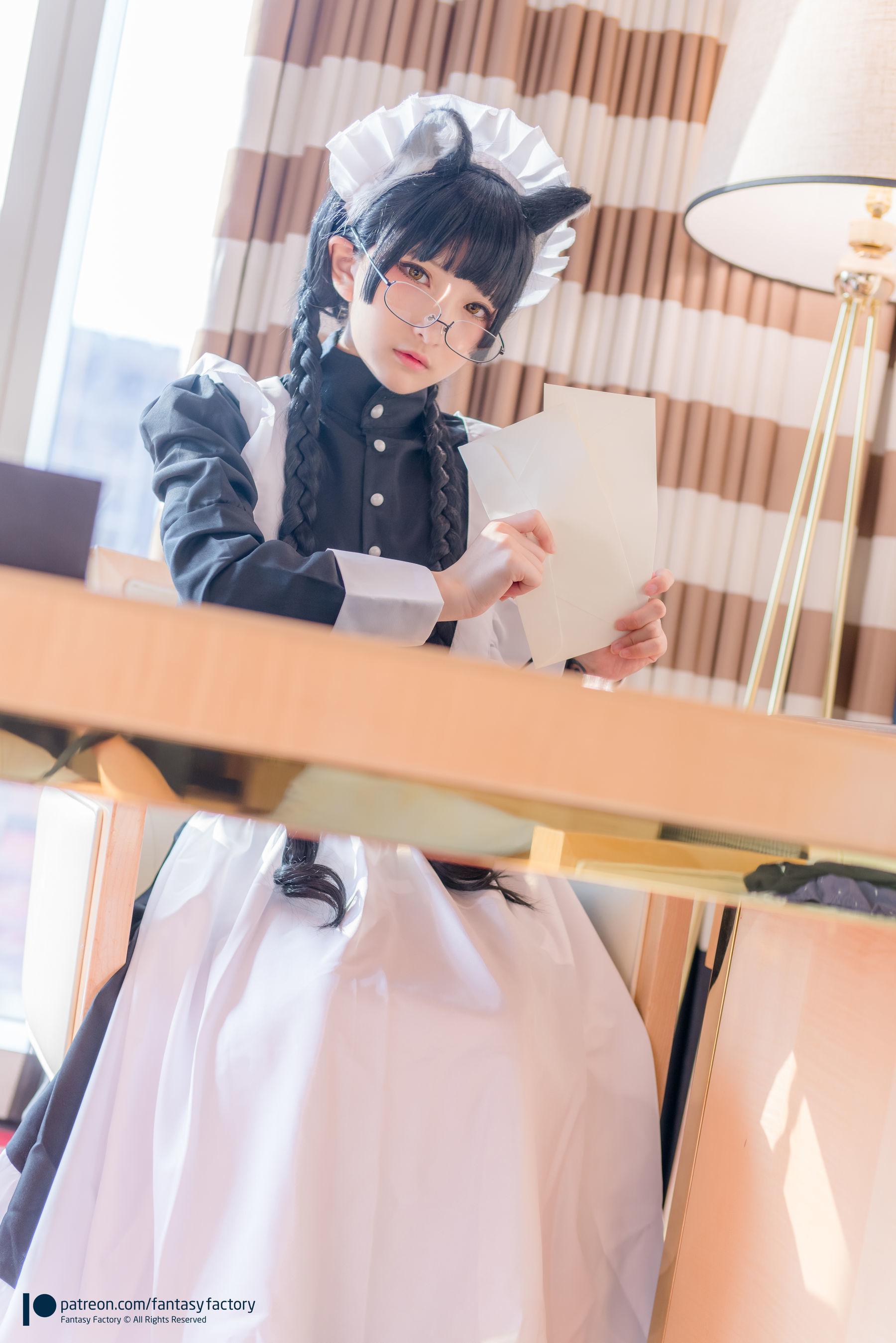 小丁Cosplay - 黑猫女仆-图28