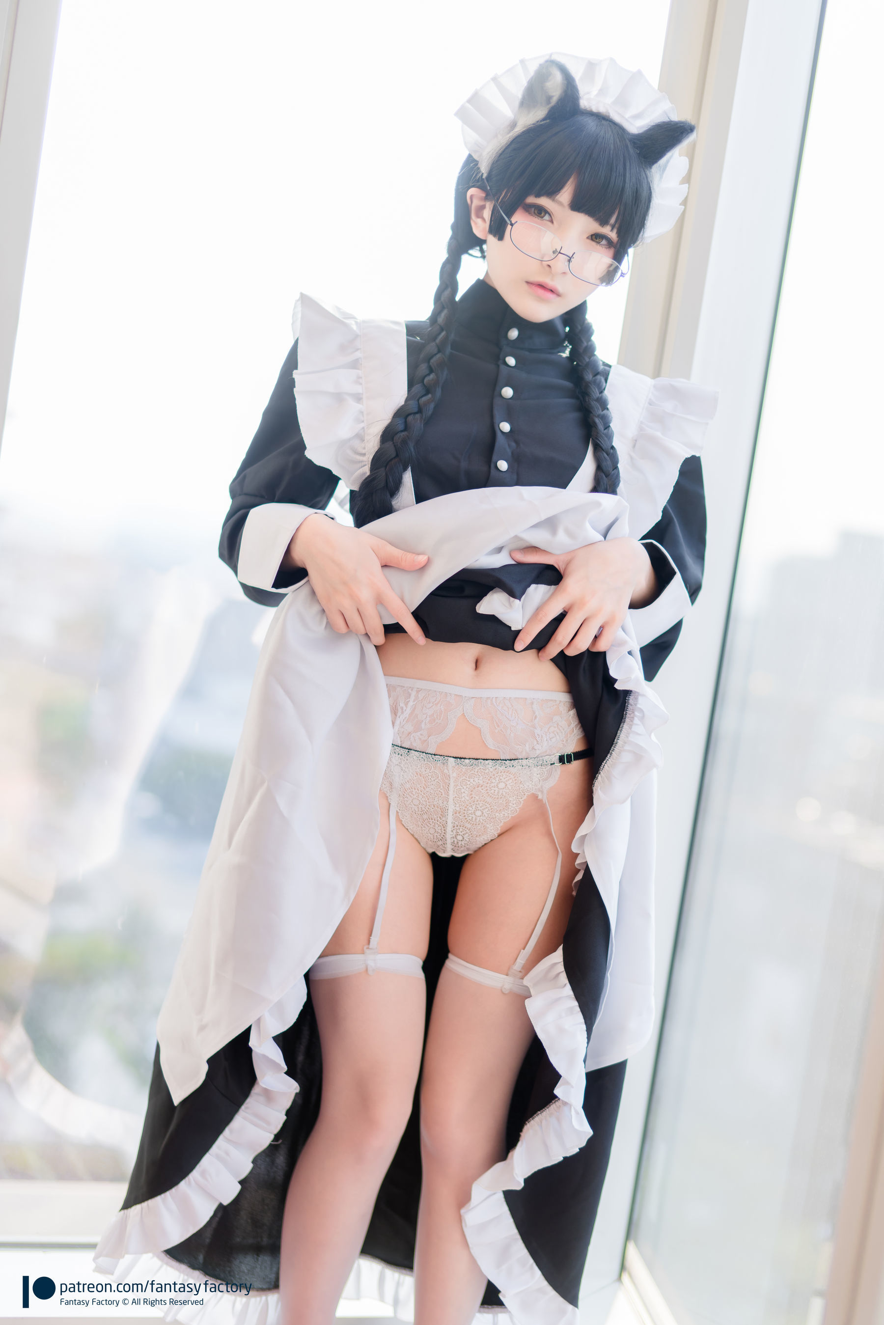 小丁Cosplay - 黑猫女仆-图2