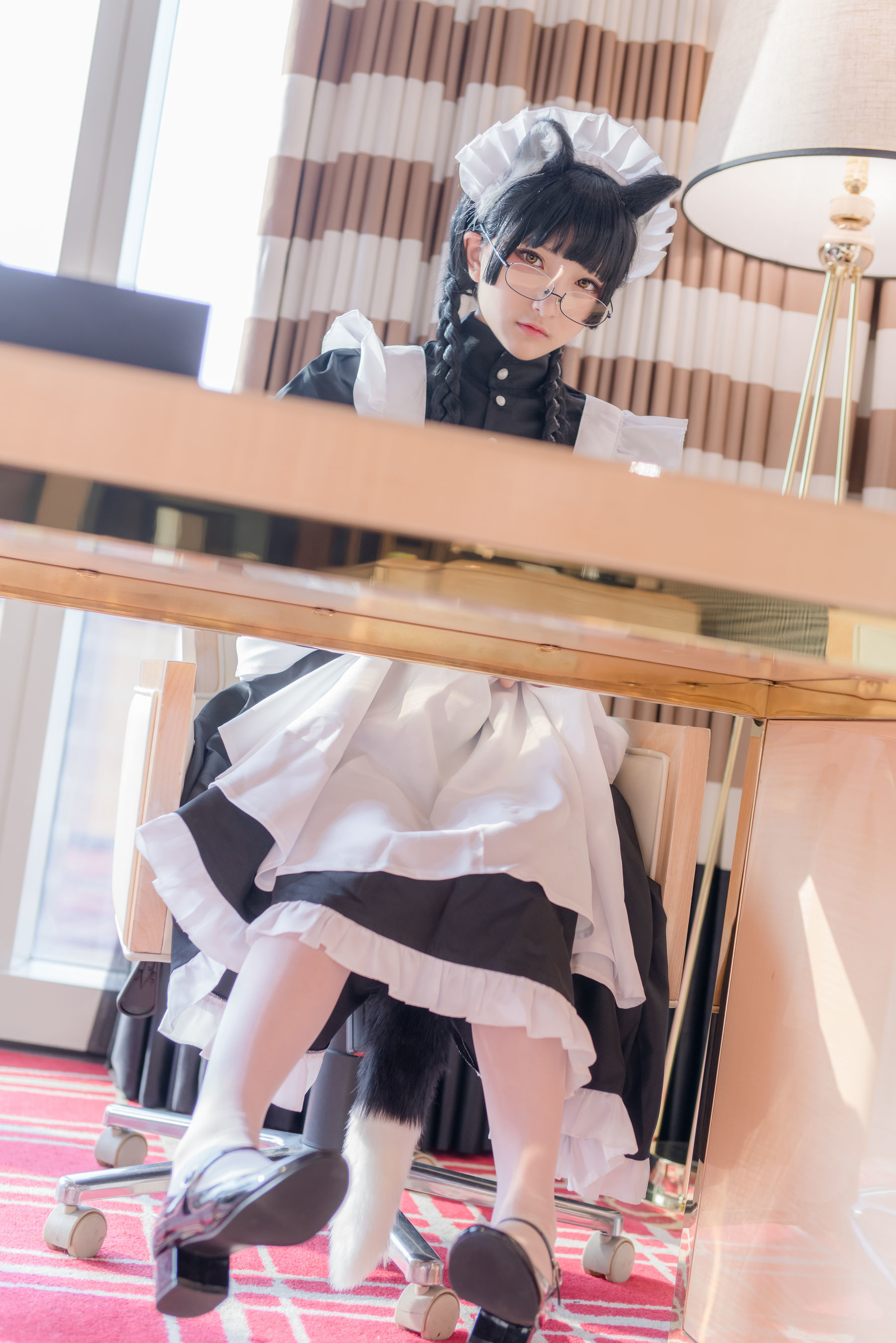 小丁Cosplay - 黑猫女仆-图29
