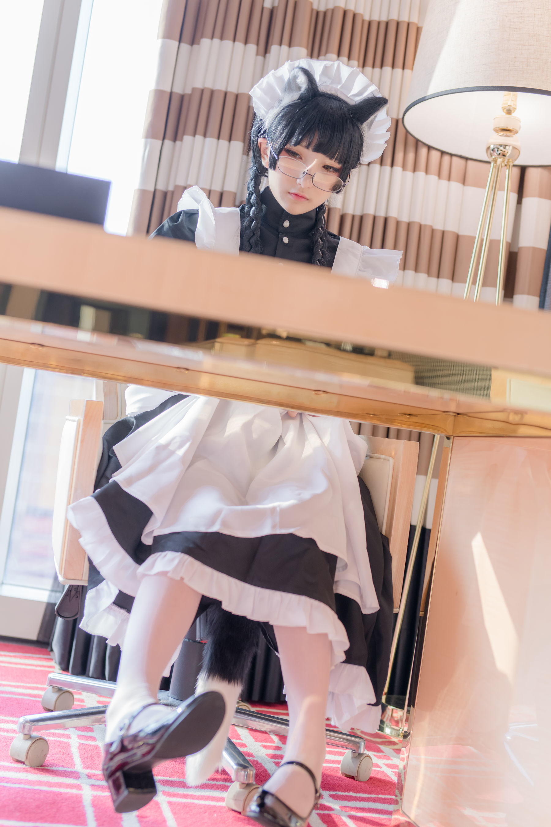 小丁Cosplay - 黑猫女仆-图30