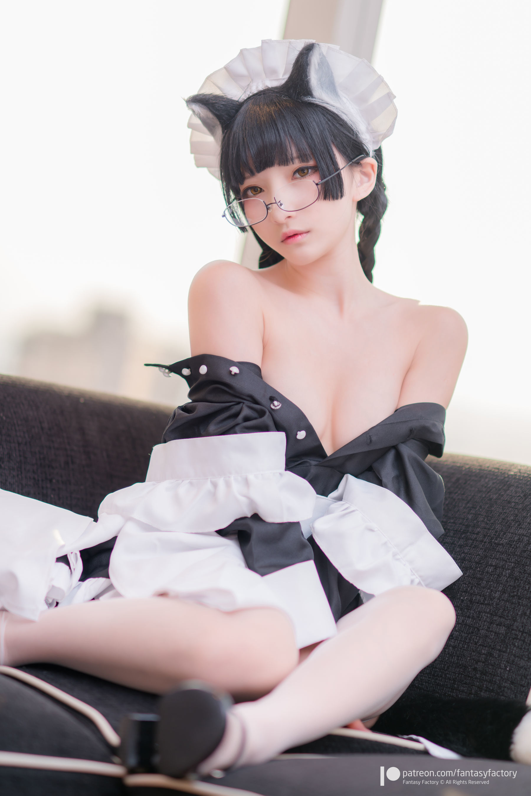 小丁Cosplay - 黑猫女仆-图34