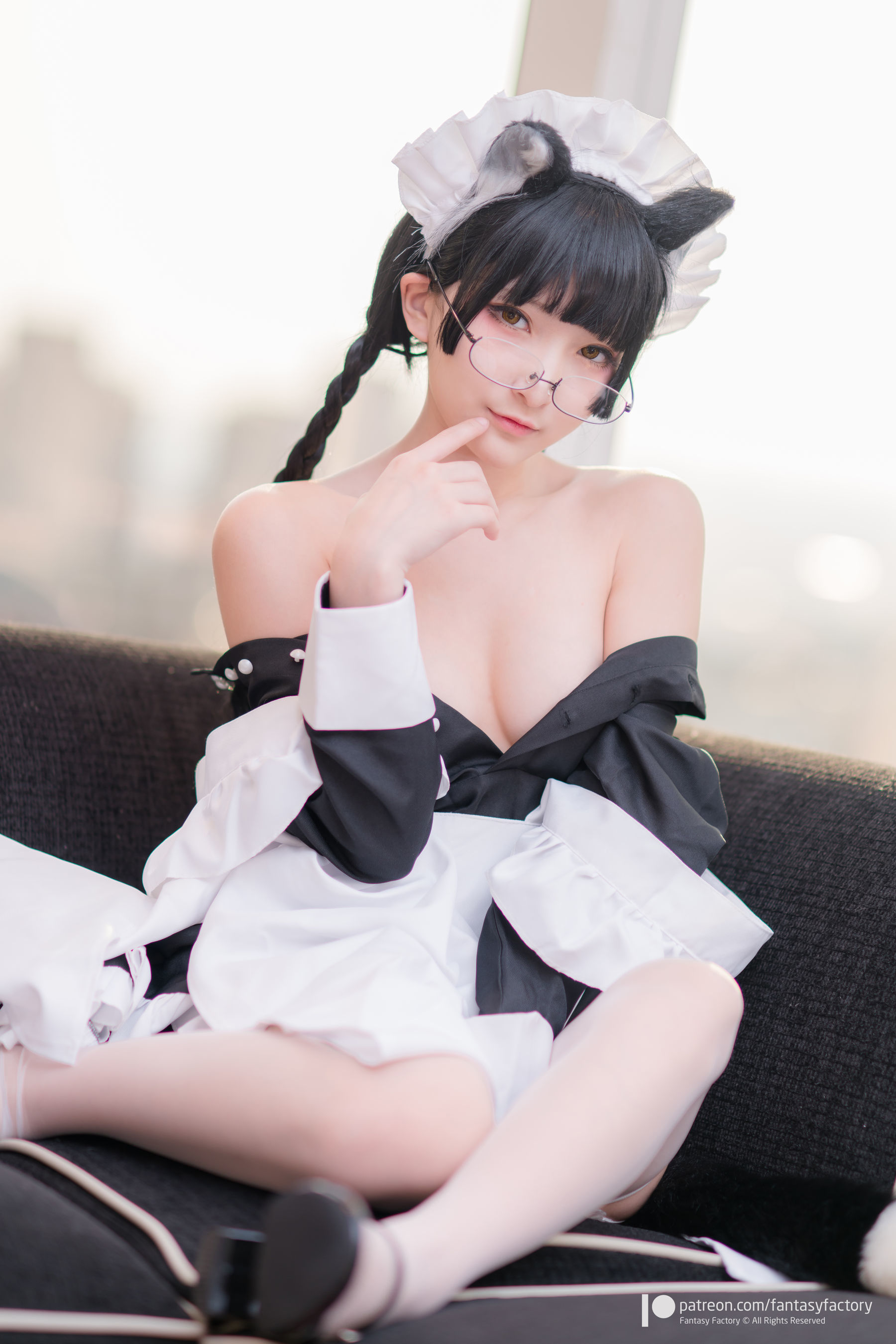 小丁Cosplay - 黑猫女仆-图35