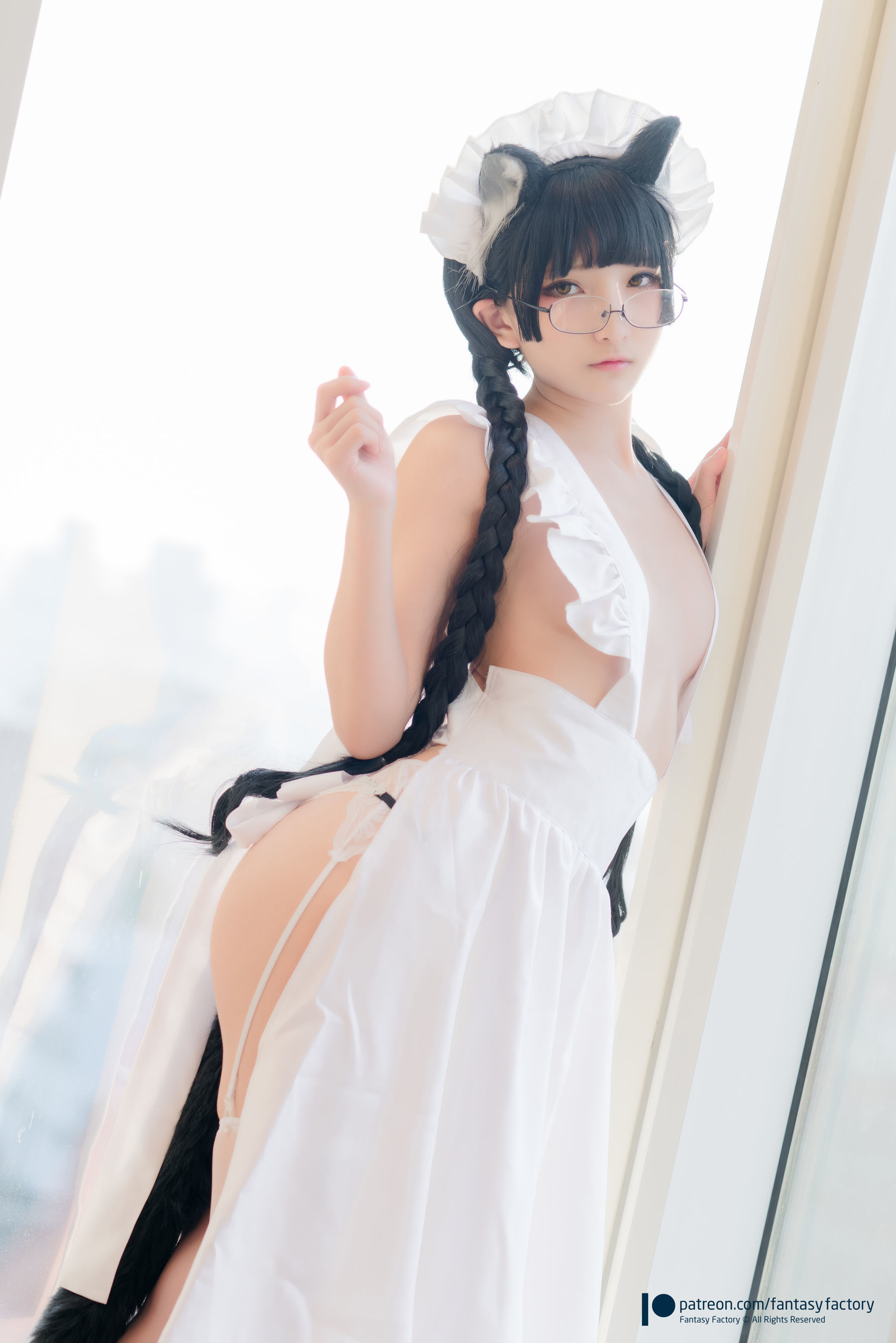 小丁Cosplay - 黑猫女仆-图38