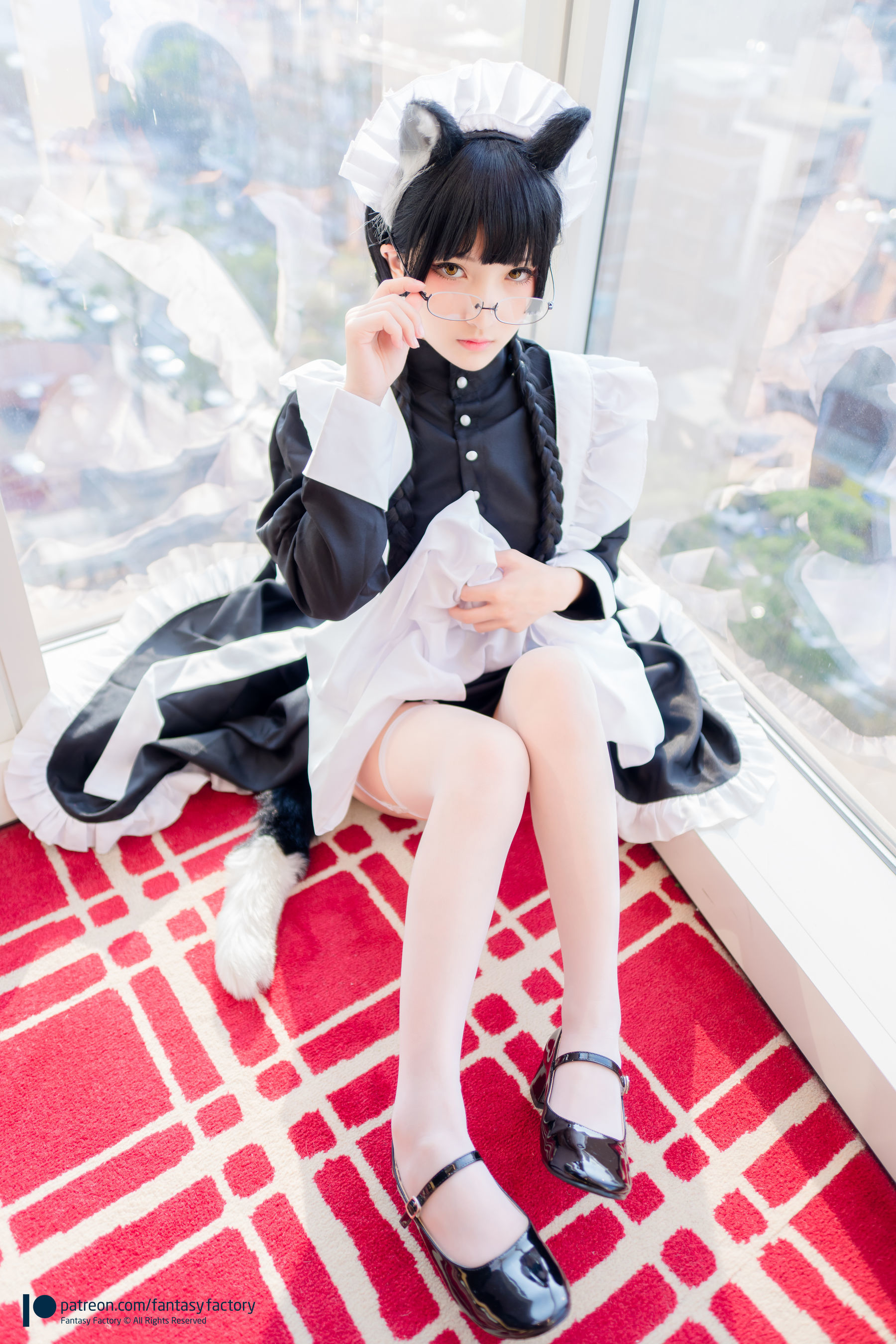 小丁Cosplay - 黑猫女仆-图3
