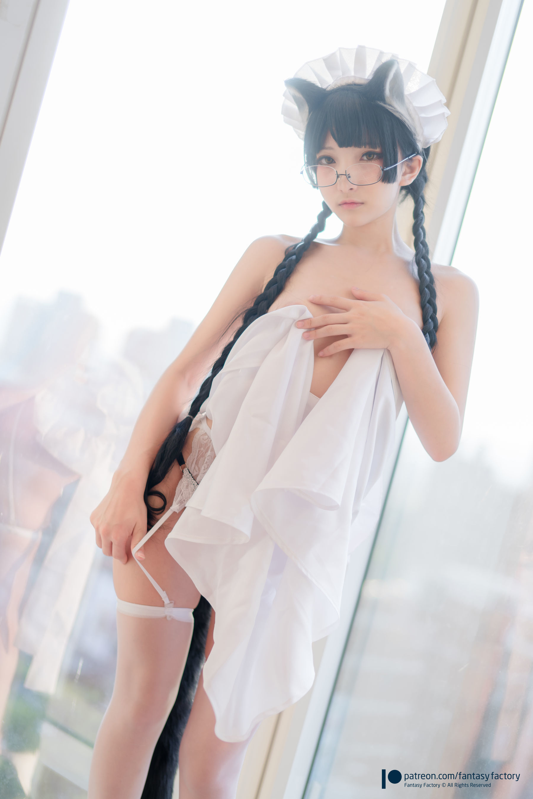 小丁Cosplay - 黑猫女仆-图43