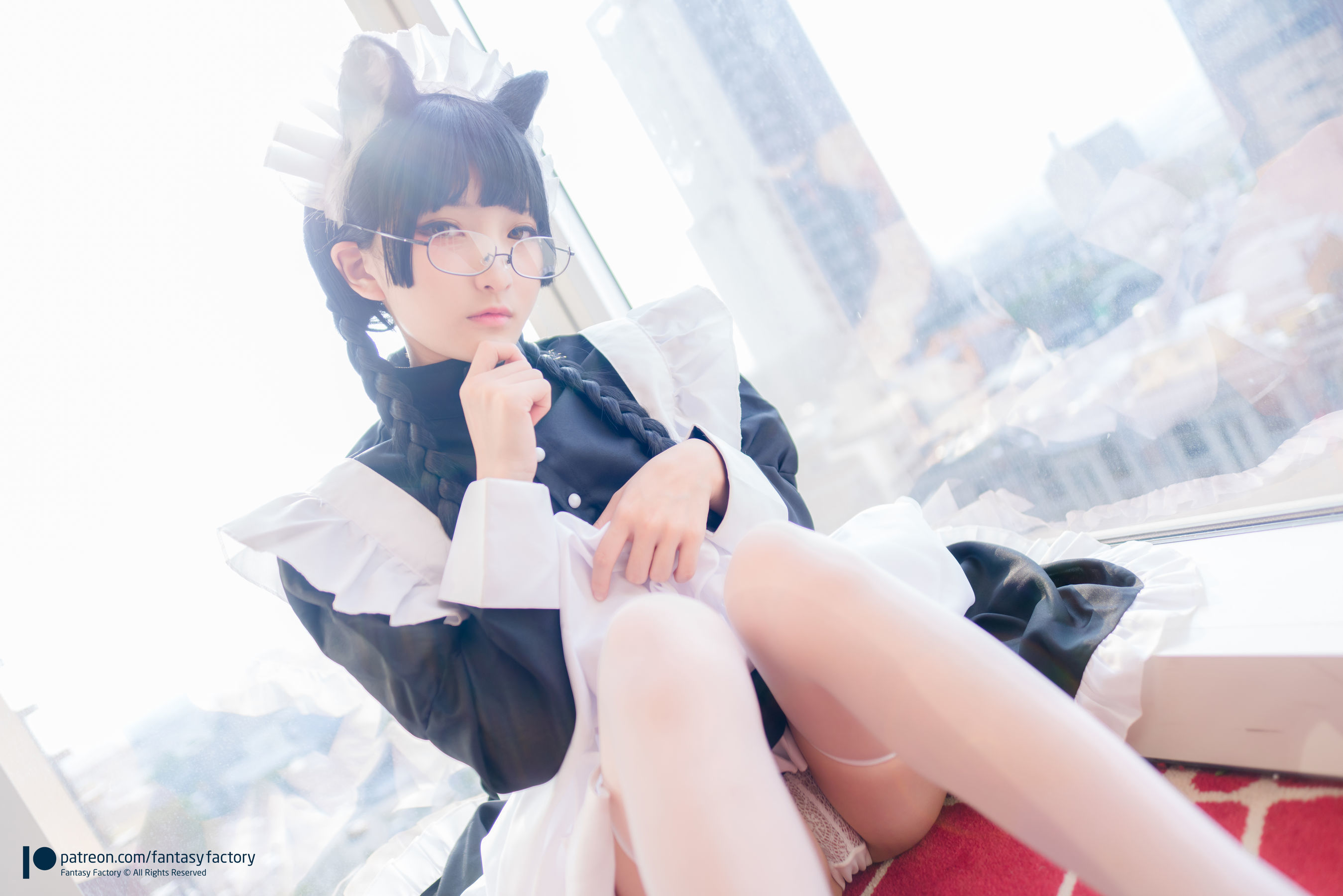 小丁Cosplay - 黑猫女仆-图5
