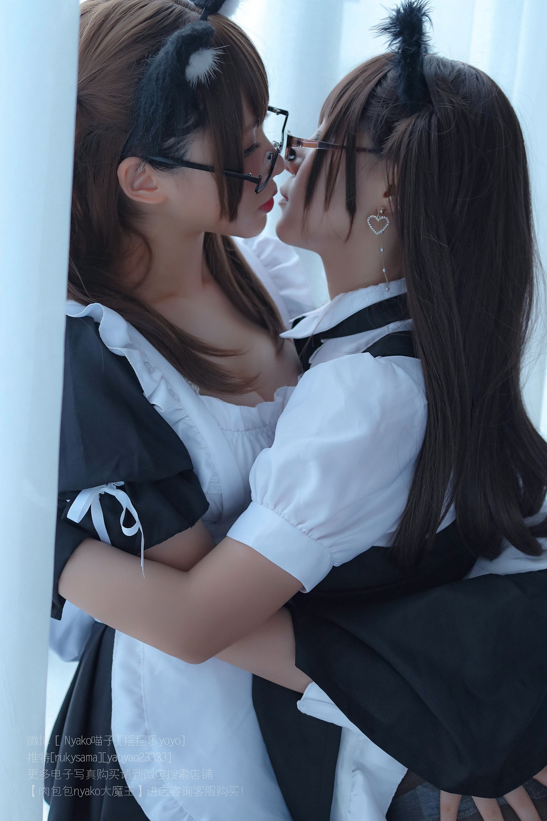 摇摇乐yoyo&Nyako喵子 - 诱人女仆-图42