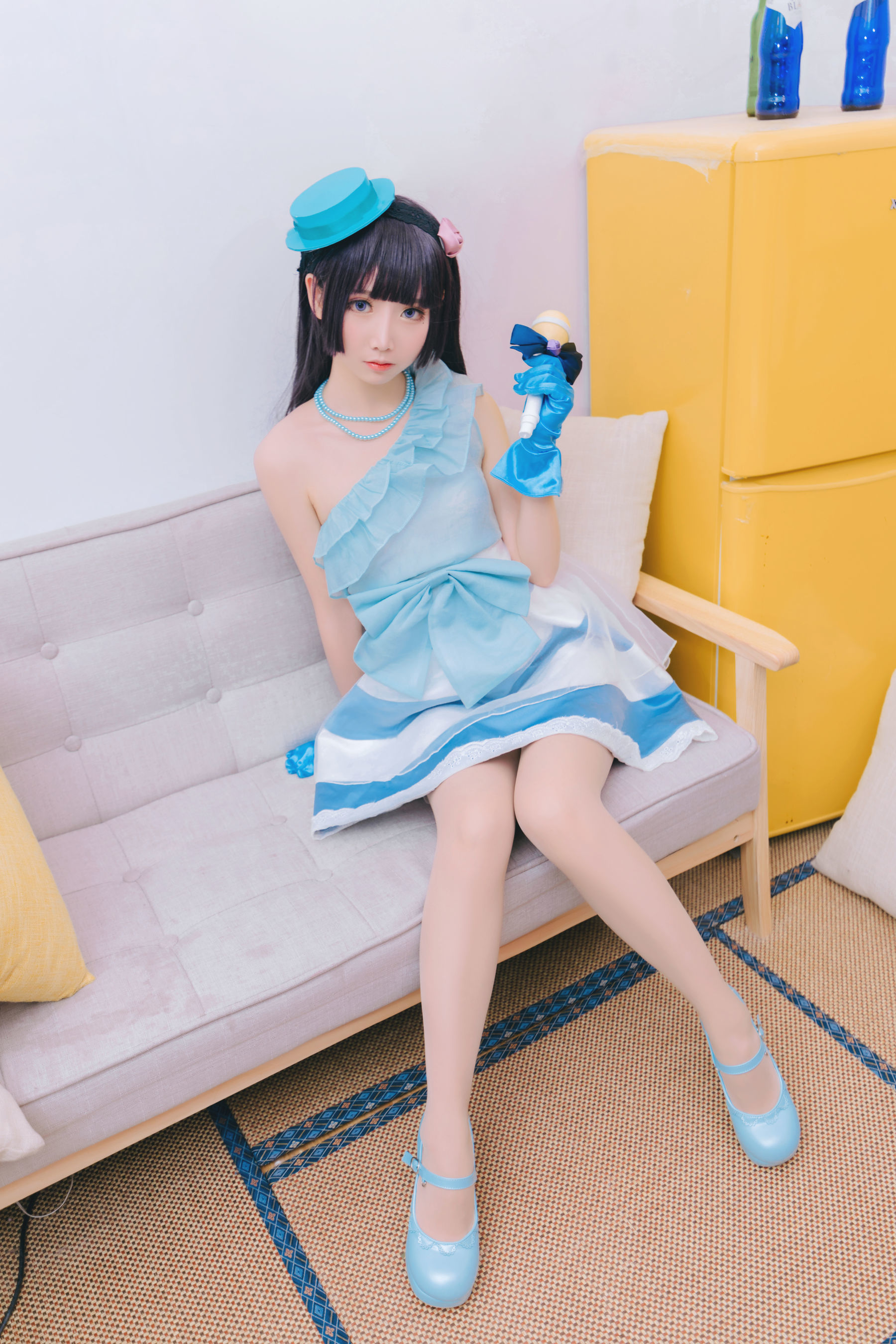 面饼仙儿 - 黑猫打歌服-图1