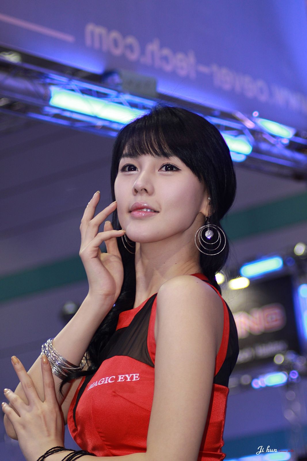 李智友 - 红裙制服车模-图29