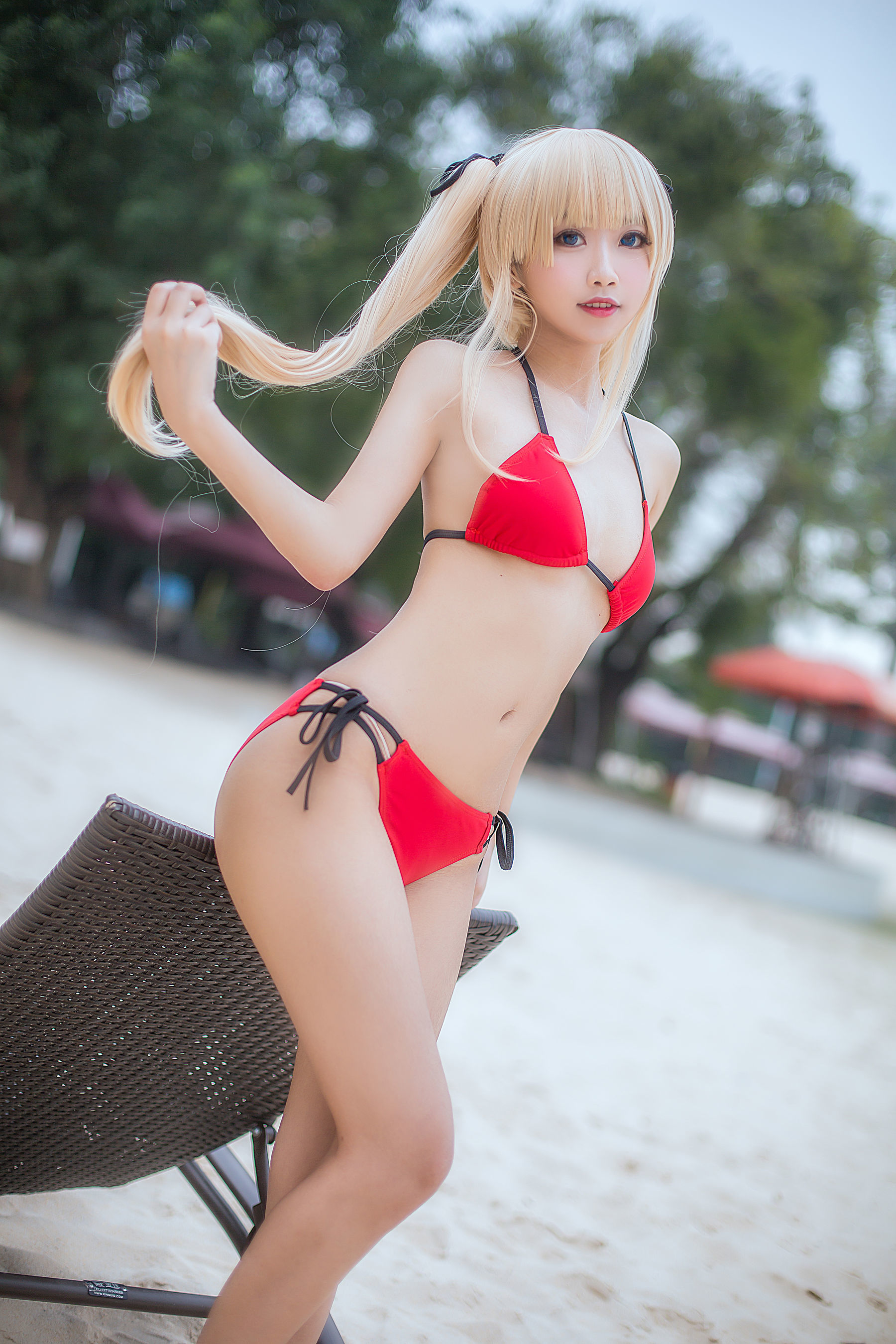 鬼畜瑶 - 泳装魔女-图6