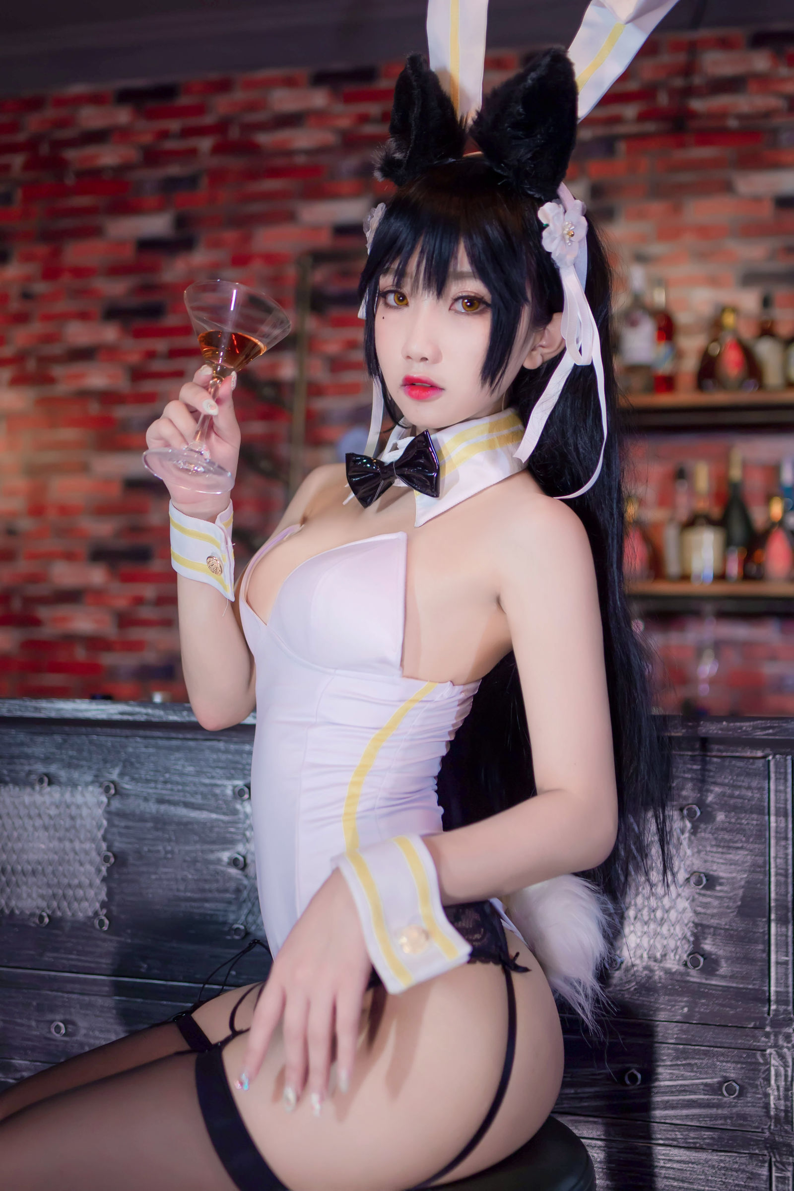 鬼畜瑶 - 酒吧兔女郎-图15