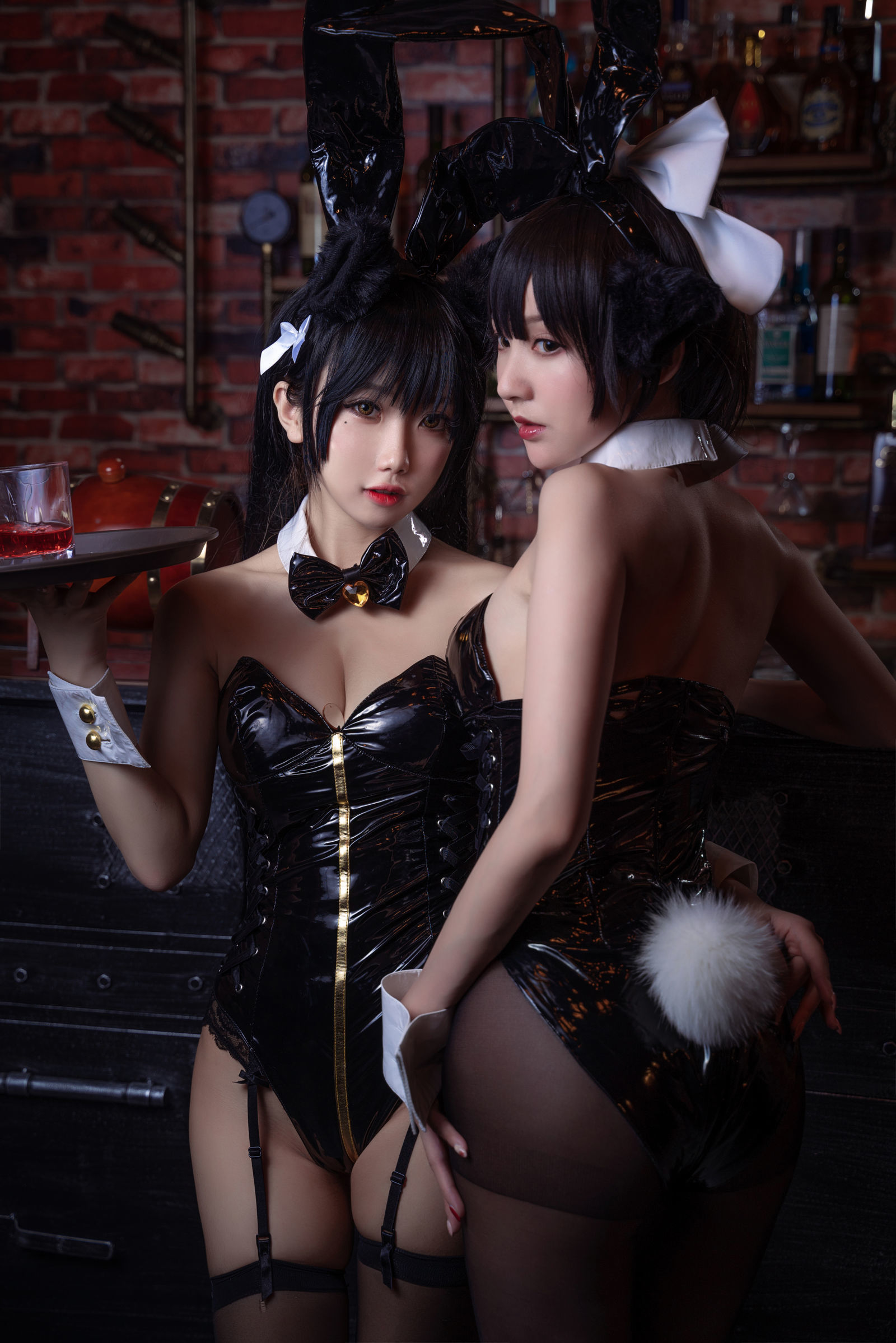 鬼畜瑶 - 黑色同人兔女郎-图12