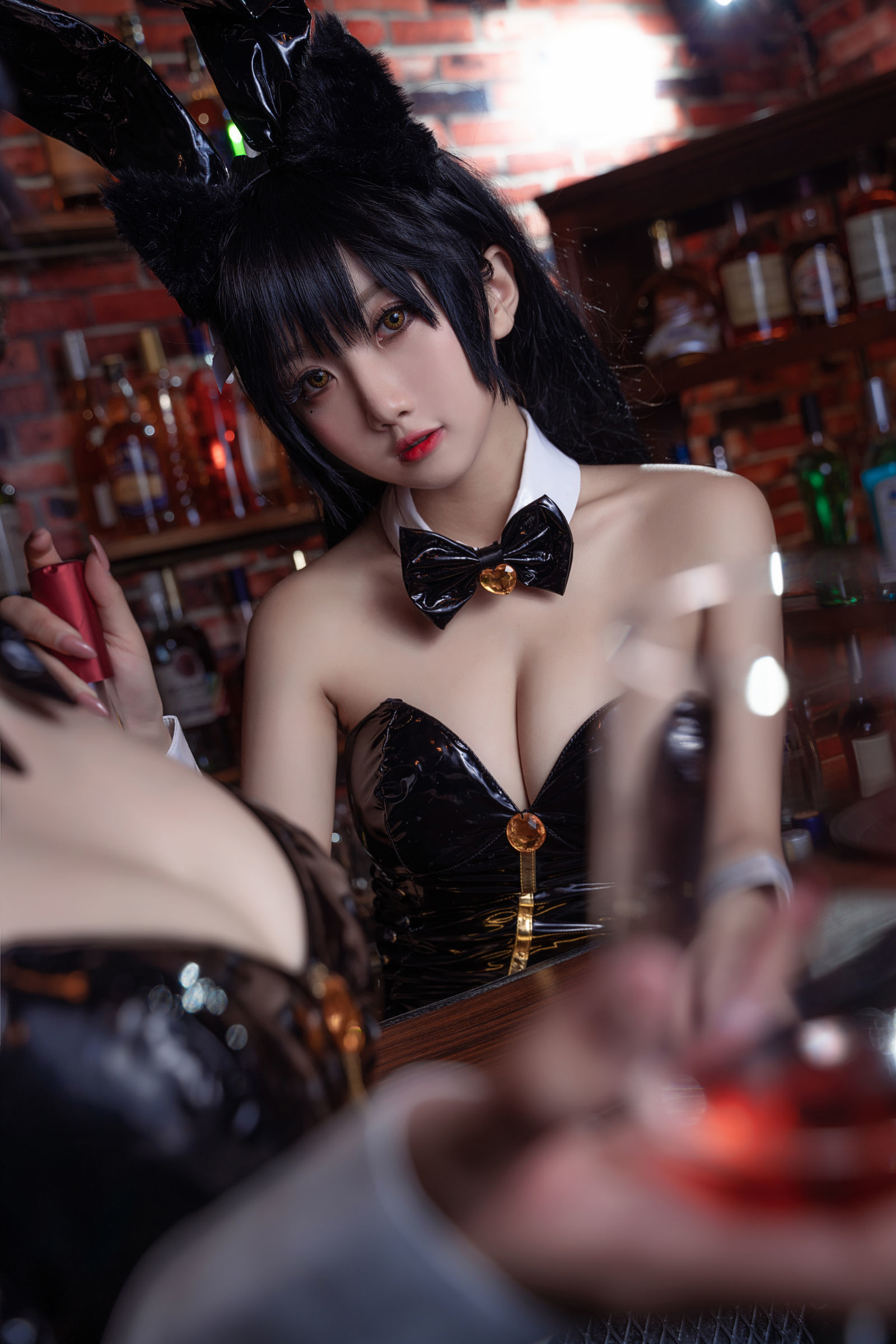 鬼畜瑶 - 黑色同人兔女郎-图13