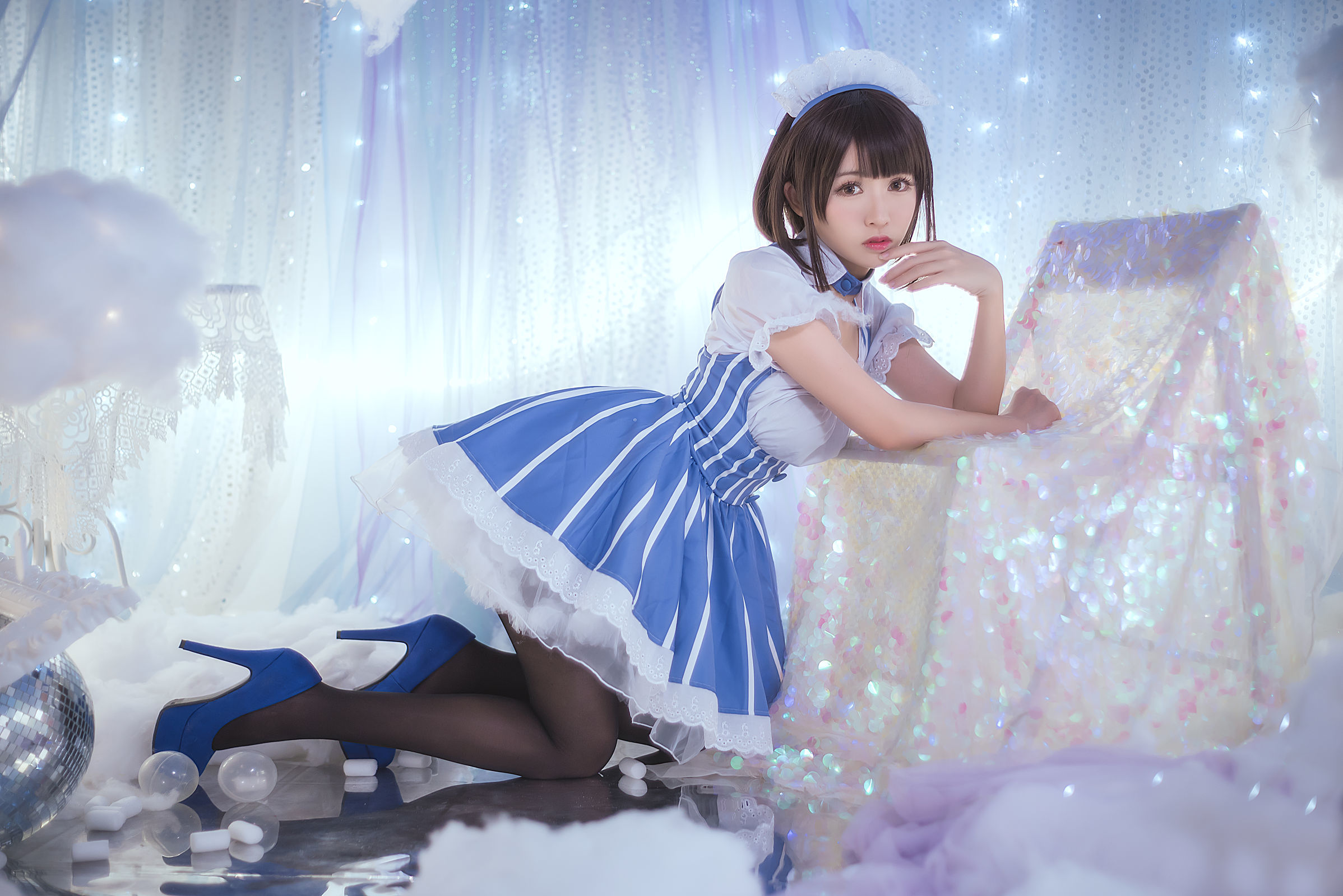 鳗鱼霏儿 - 加藤惠 女仆-图11