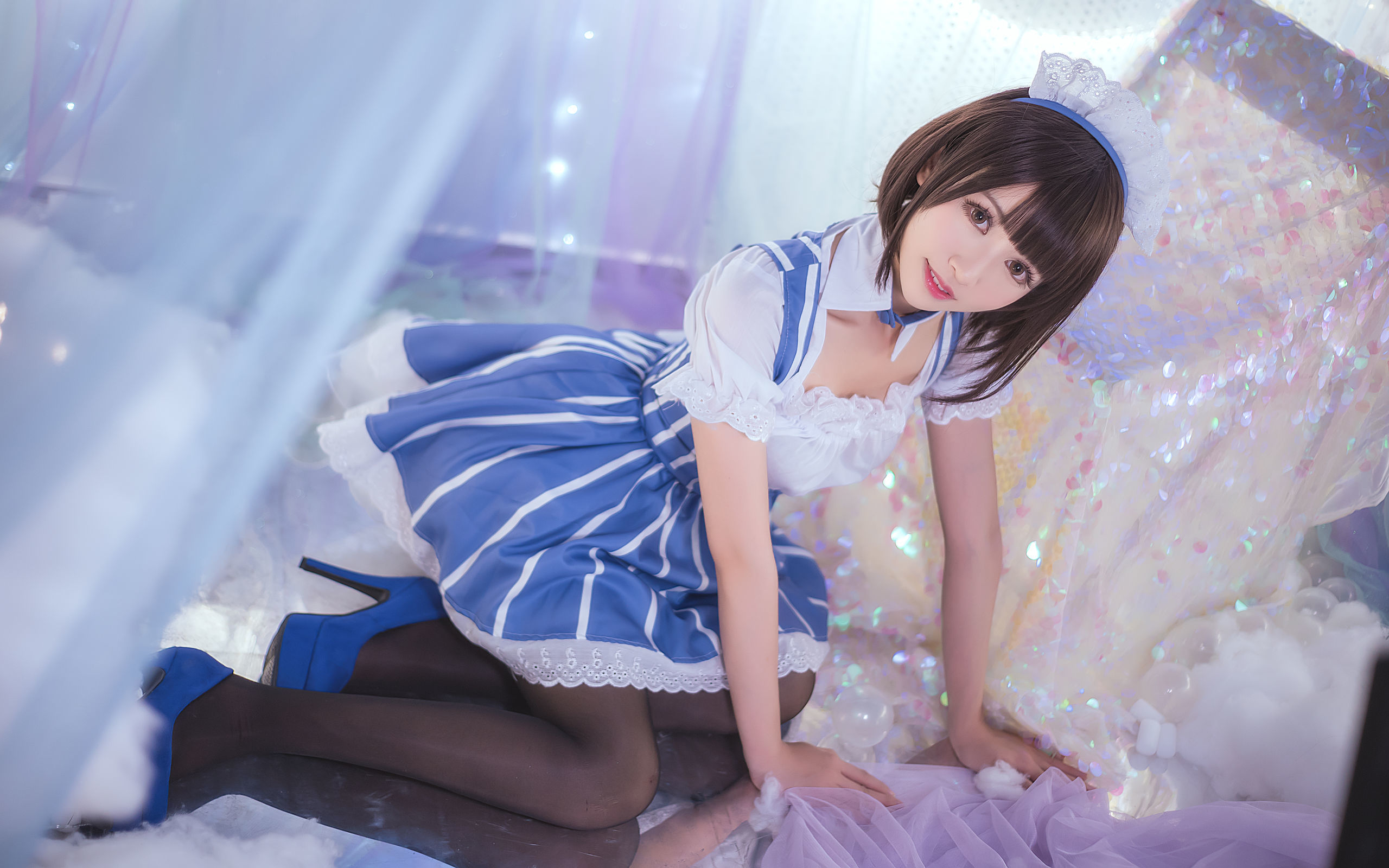 鳗鱼霏儿 - 加藤惠 女仆-图14