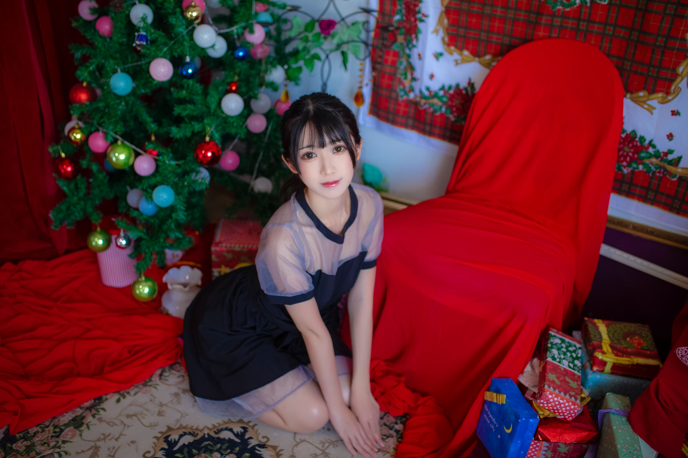 鳗鱼霏儿 - 加藤惠 礼服-图5