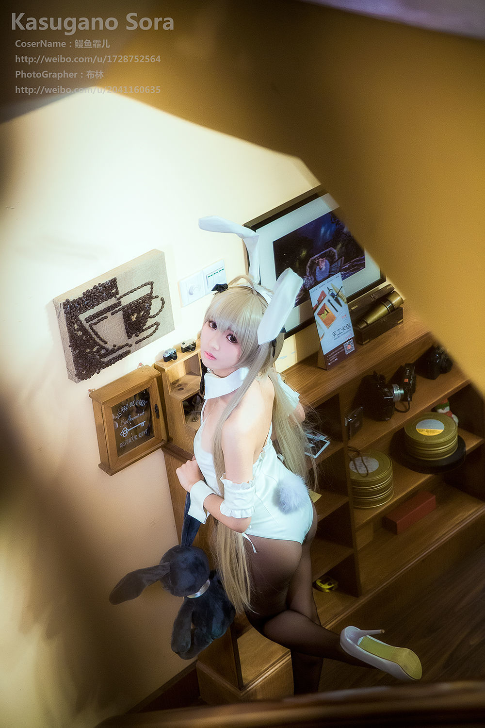 鳗鱼霏儿 - 缘之空 穹妹 兔女郎 Cosplay-图0