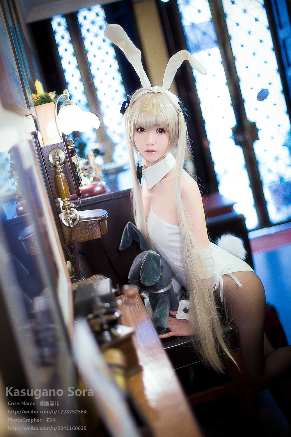 鳗鱼霏儿 - 缘之空 穹妹 兔女郎 Cosplay-图9