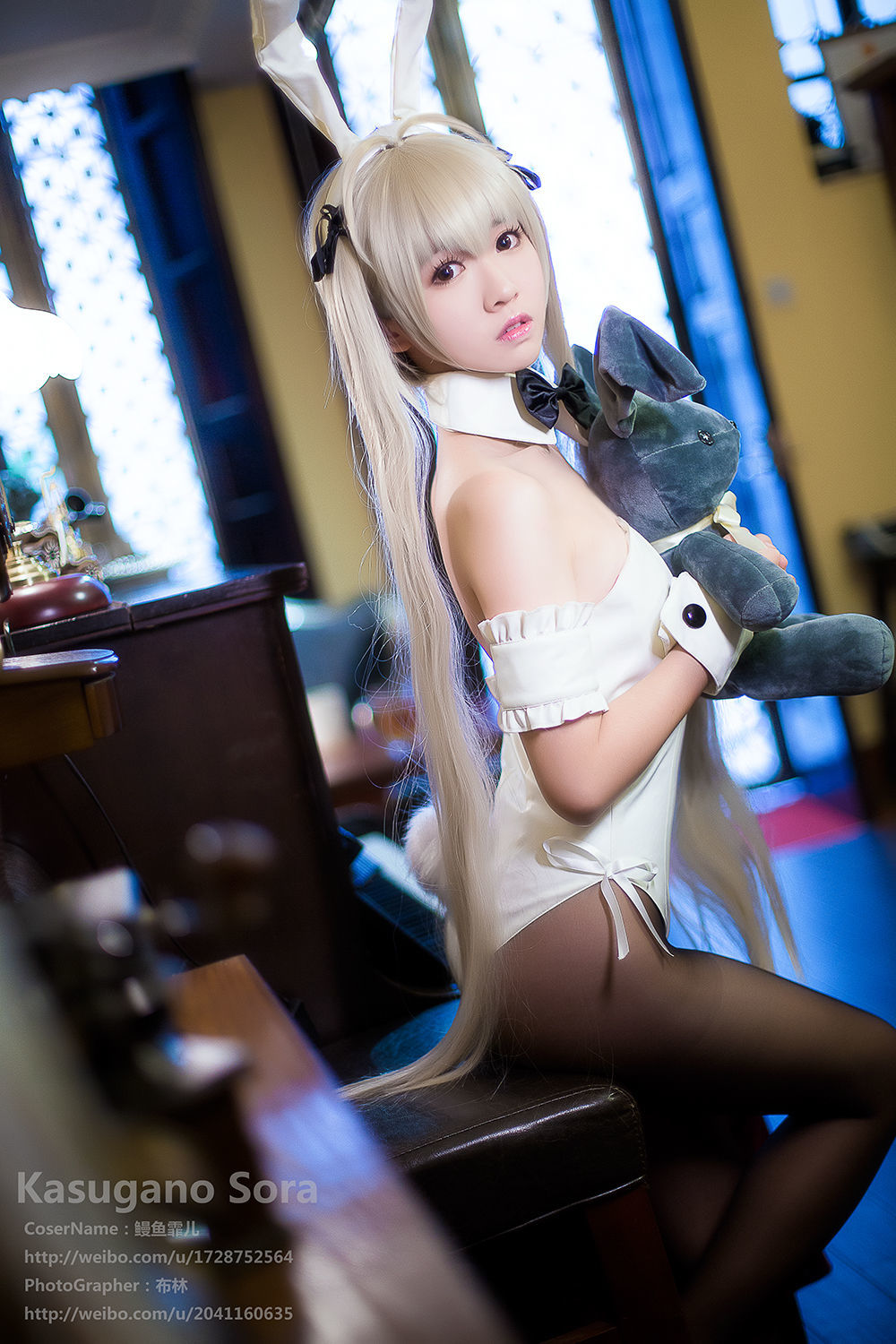 鳗鱼霏儿 - 缘之空 穹妹 兔女郎 Cosplay-图11