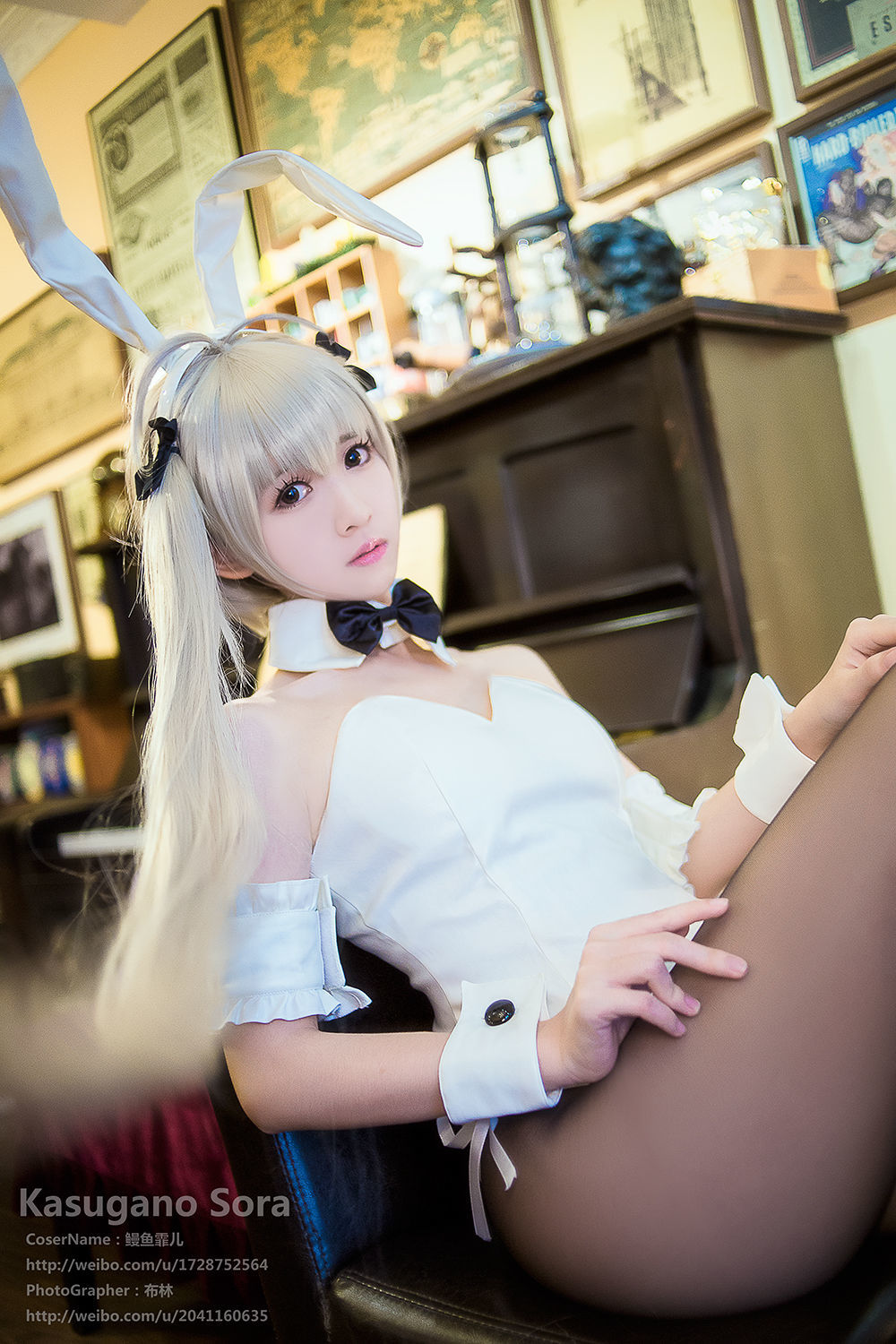 鳗鱼霏儿 - 缘之空 穹妹 兔女郎 Cosplay-图1