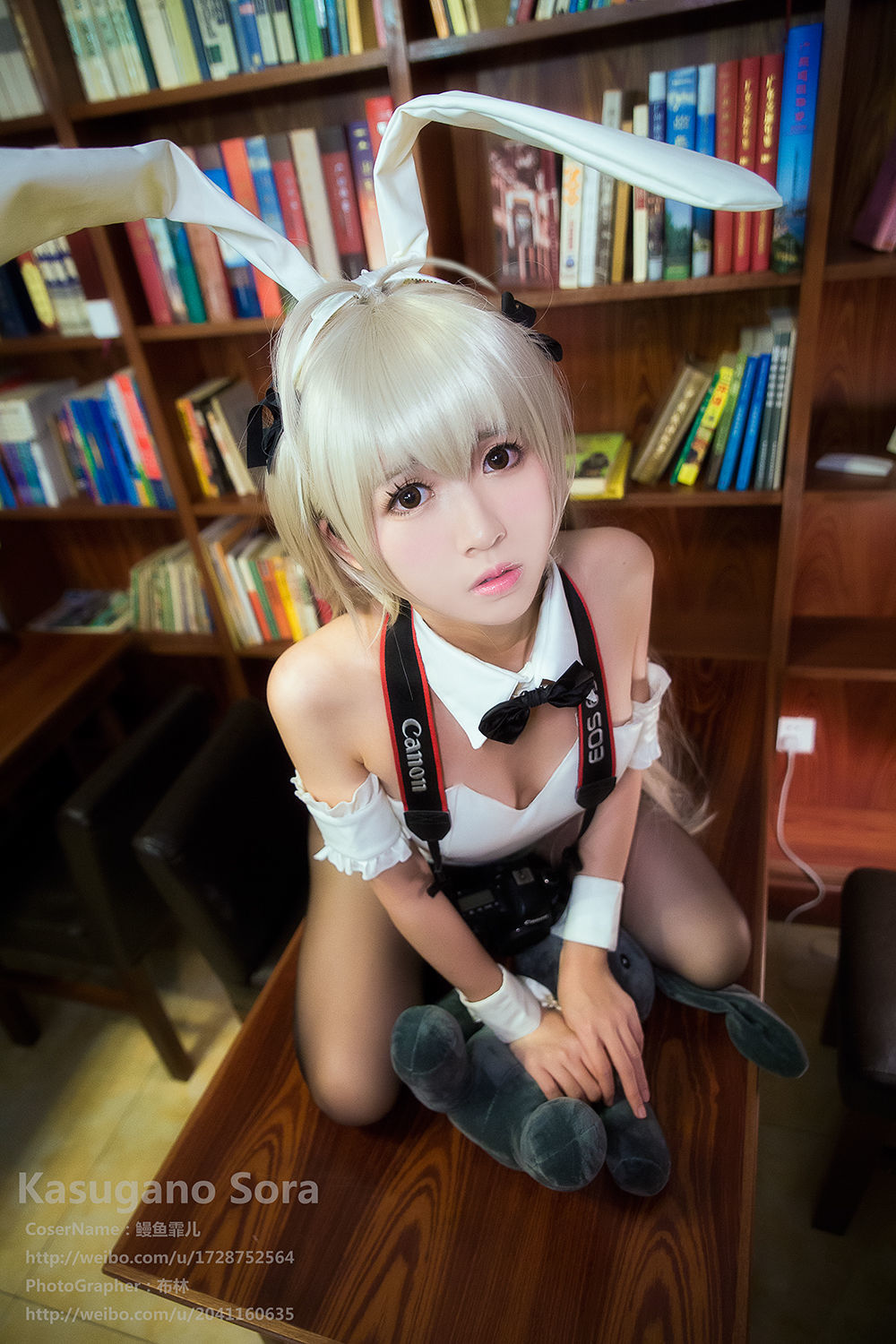 鳗鱼霏儿 - 缘之空 穹妹 兔女郎 Cosplay-图19
