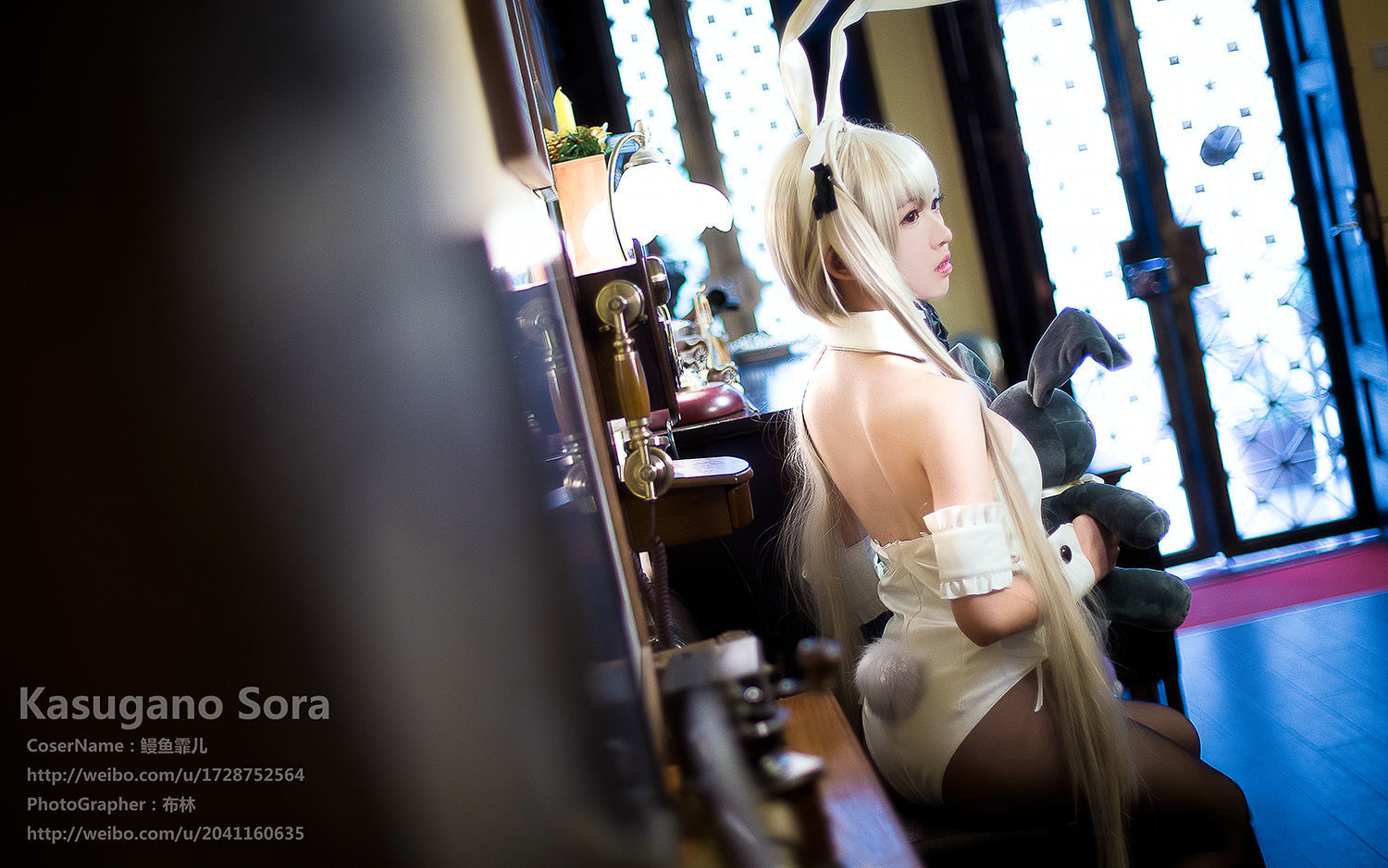 鳗鱼霏儿 - 缘之空 穹妹 兔女郎 Cosplay-图20