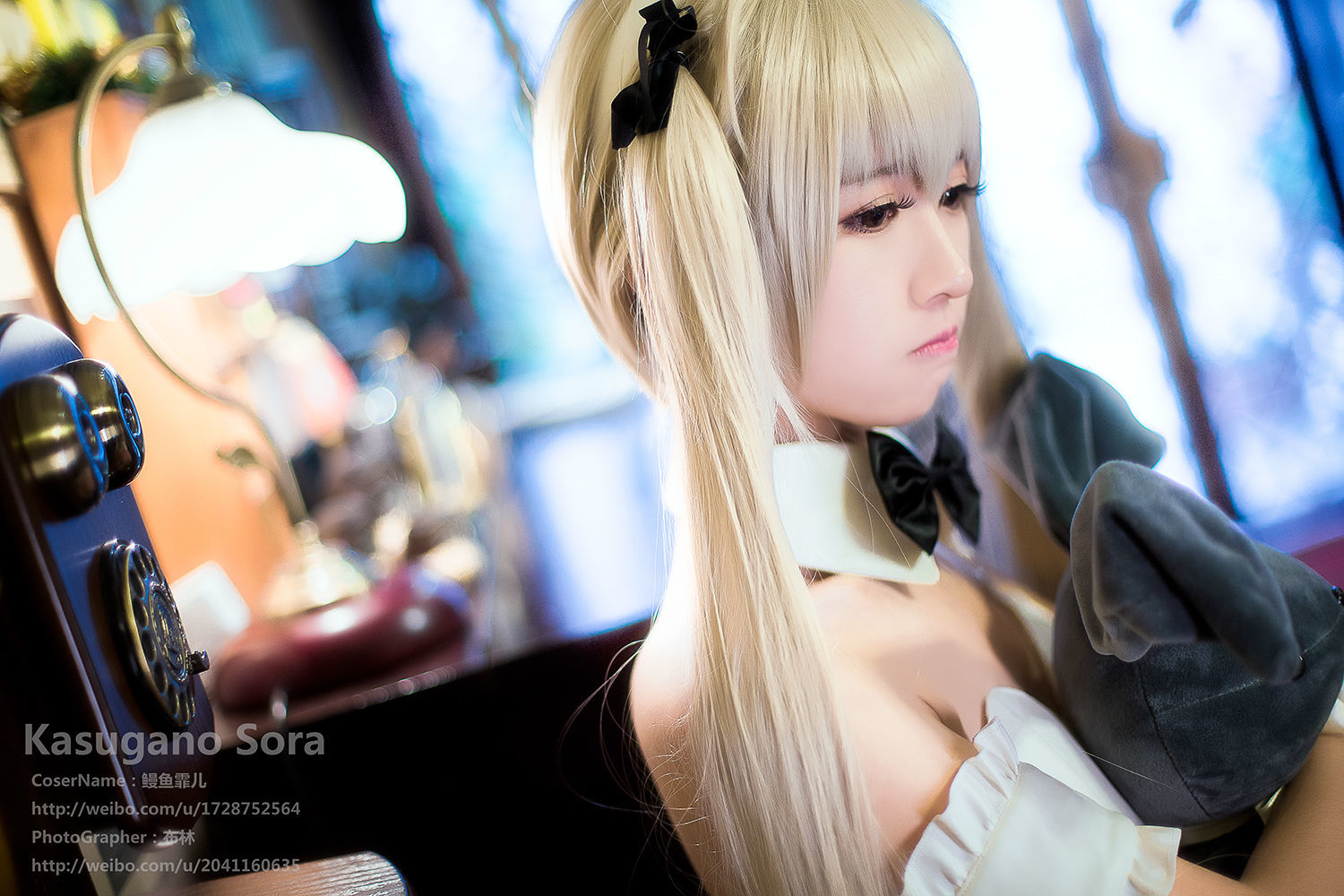 鳗鱼霏儿 - 缘之空 穹妹 兔女郎 Cosplay-图3