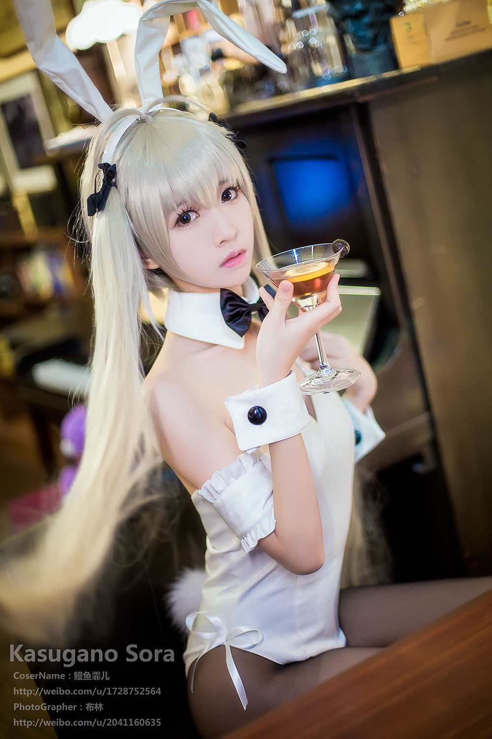 鳗鱼霏儿 - 缘之空 穹妹 兔女郎 Cosplay-图7